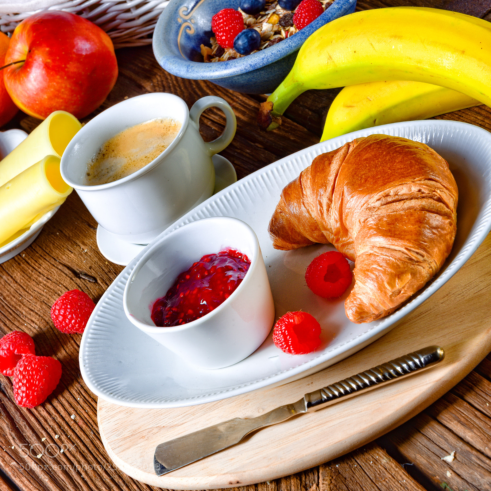 Nikon D810 sample photo. Delicious croissant breakfast photography