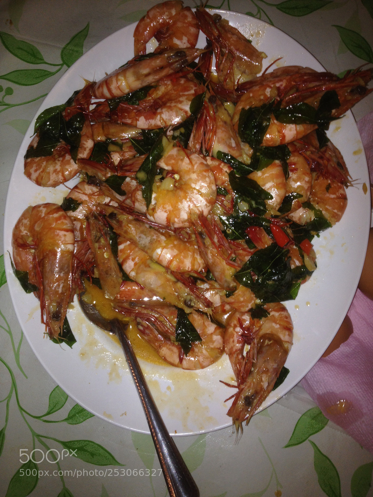 Apple iPhone 4S sample photo. Butter prawn homemade  photography
