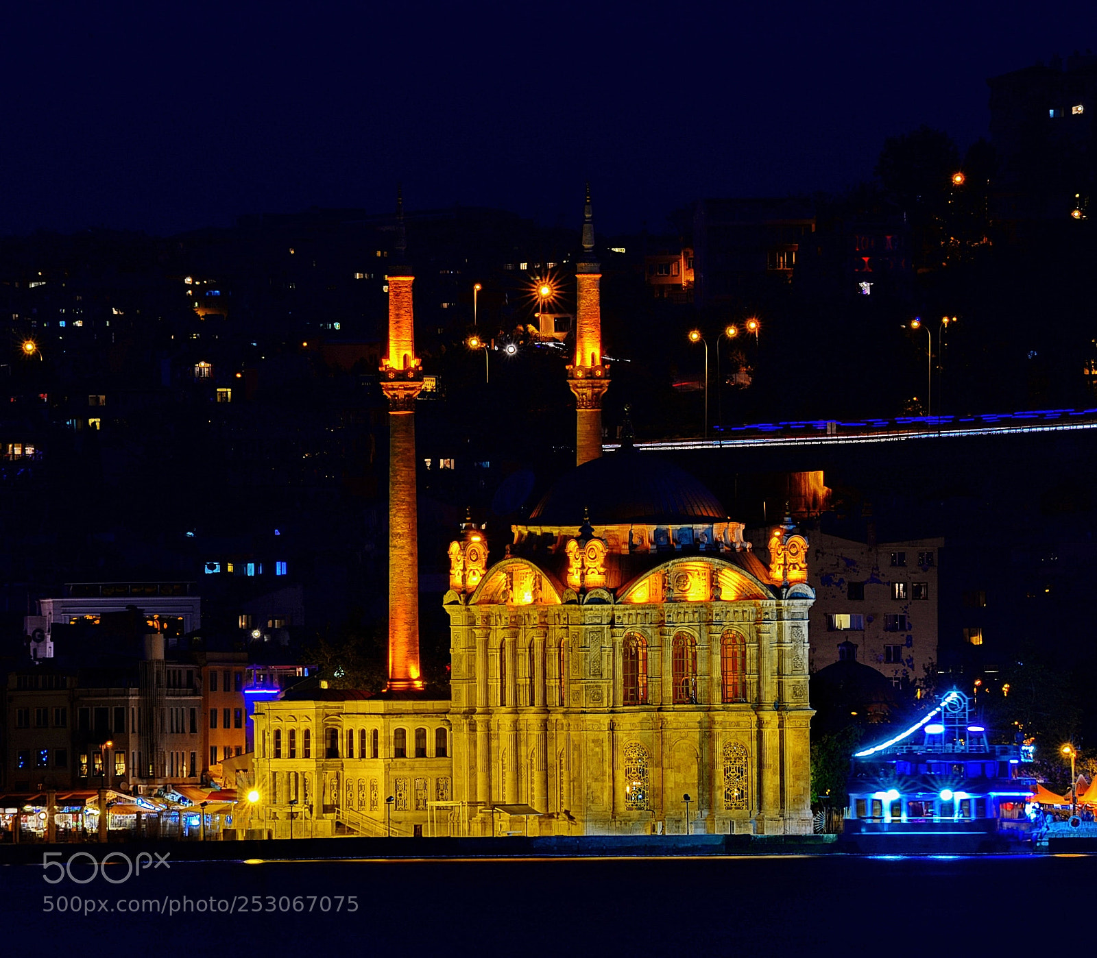 Nikon D610 sample photo. OrtakÖy mosque photography