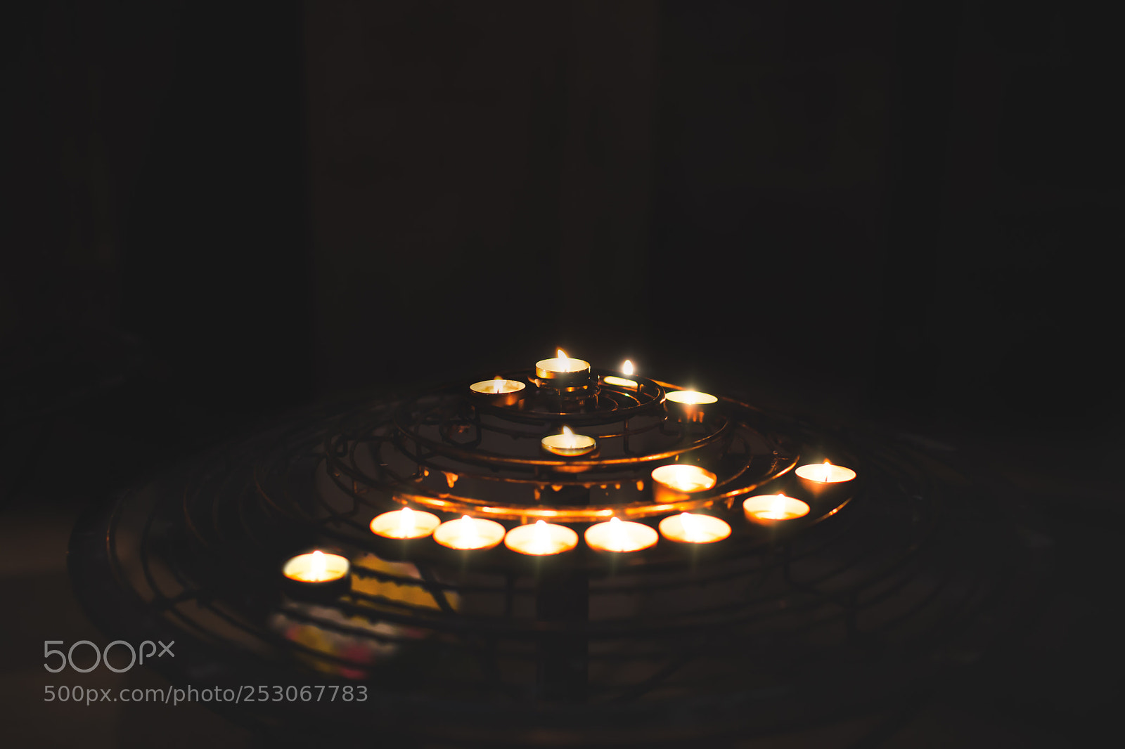 Canon EOS 5D Mark II sample photo. Candles photography