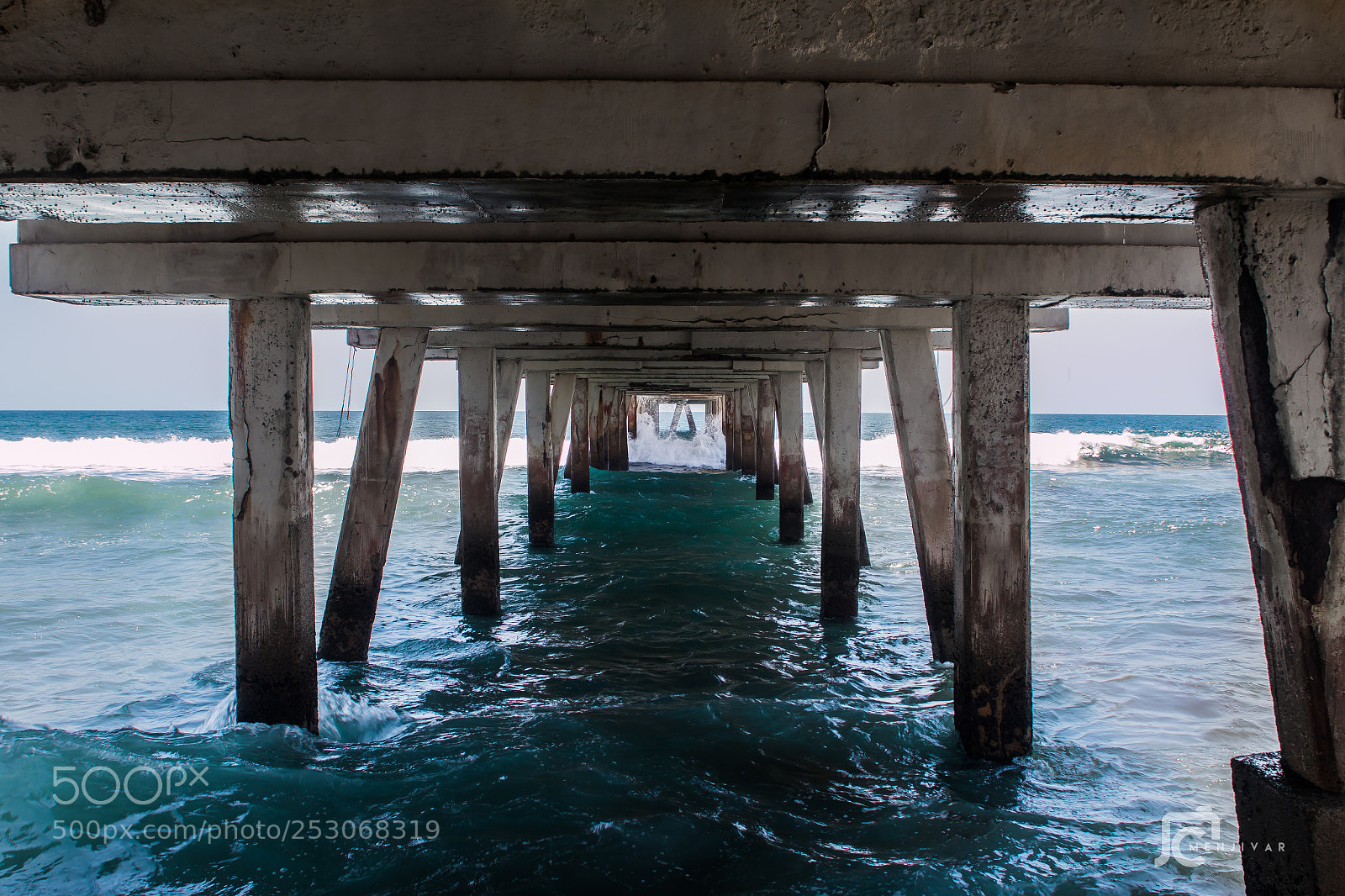 Canon EOS 70D sample photo. Under the pier photography