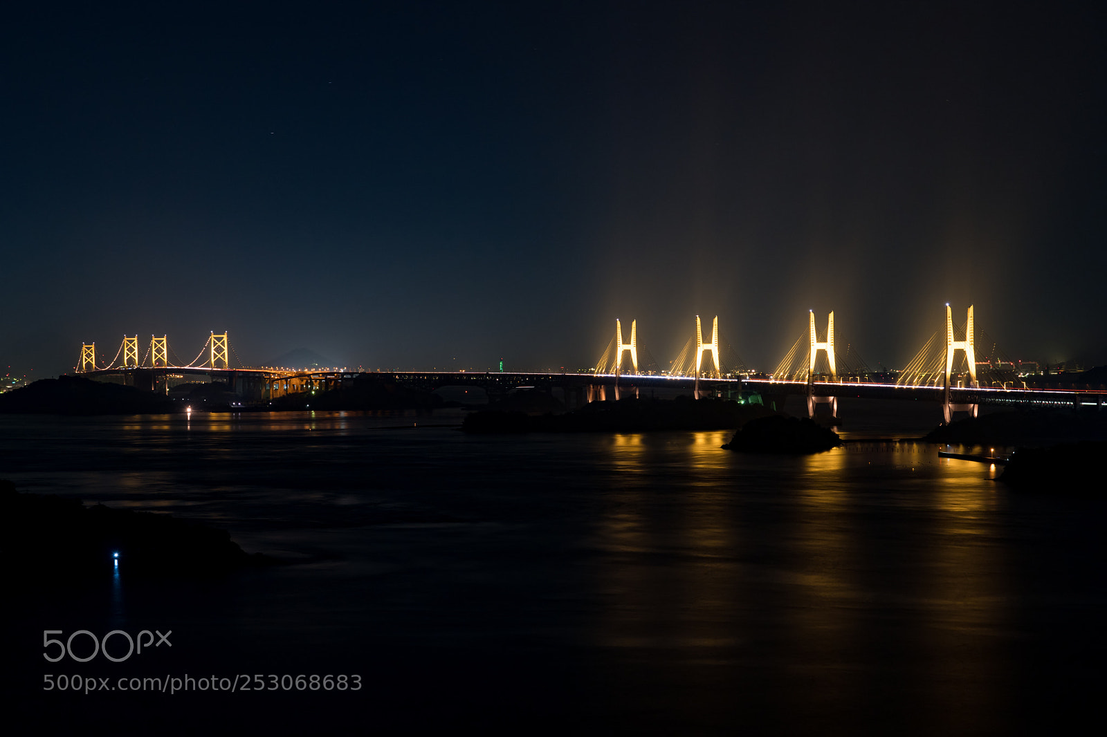Sony a7 III sample photo. Seto-ohashi bridge photography