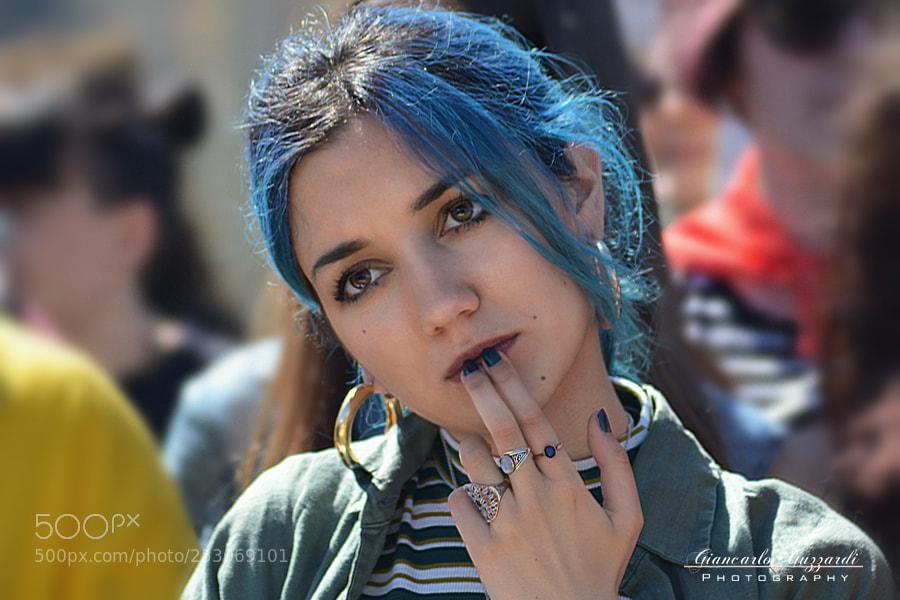 Nikon D7100 sample photo. Black and blue photography