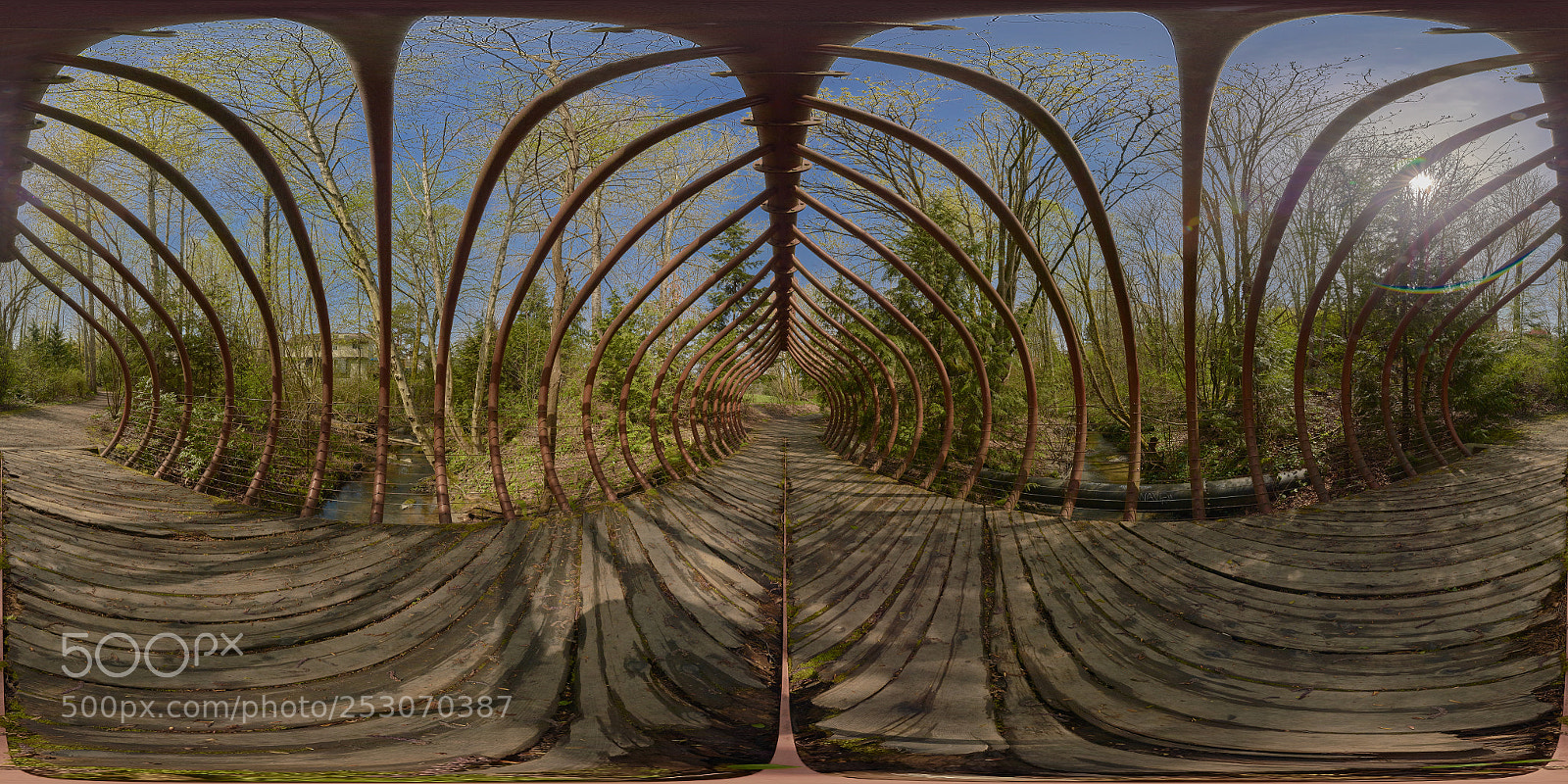 Nikon D7100 sample photo. Fishbone bridge photography