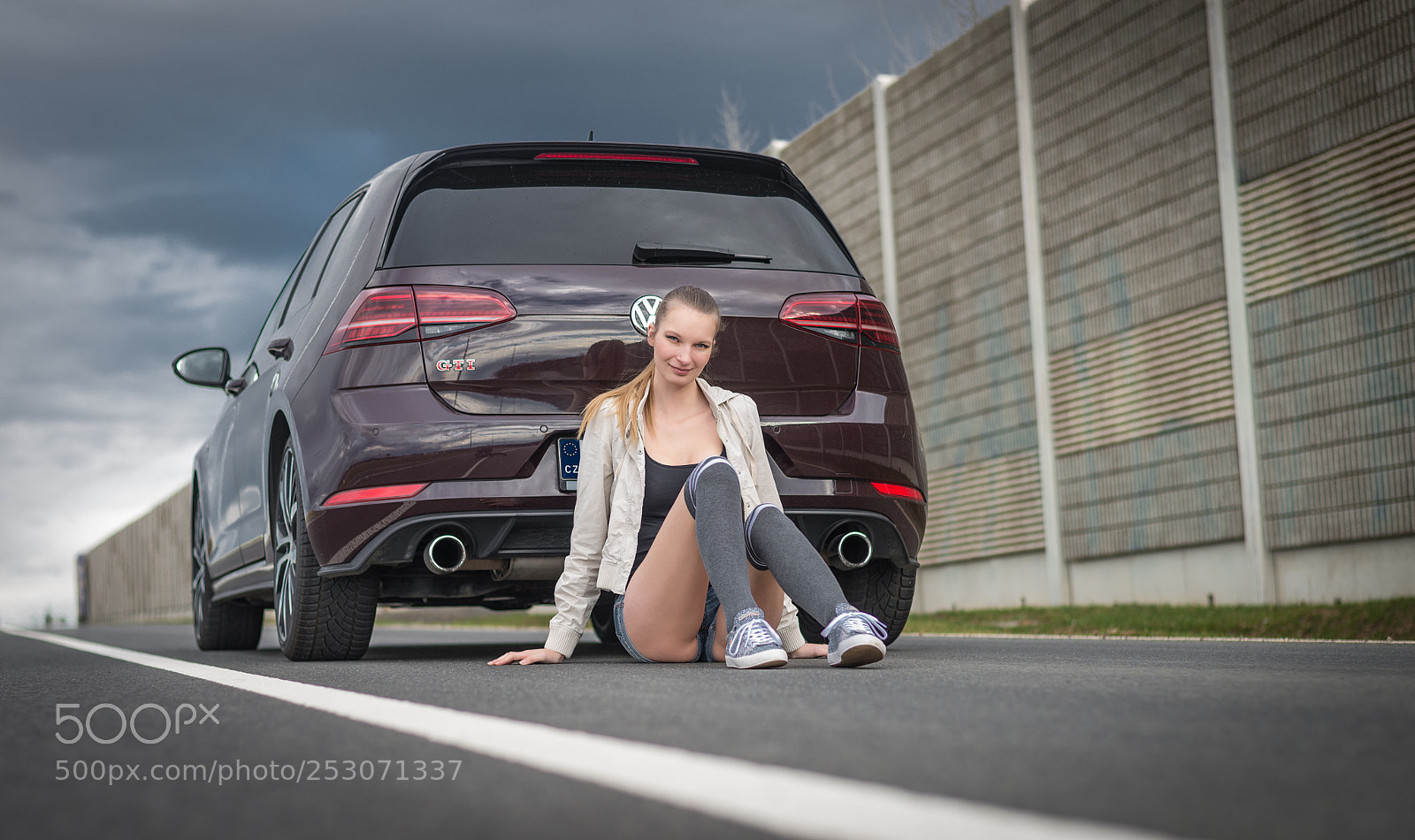 Nikon D610 sample photo. Volkswagen golf gti photography