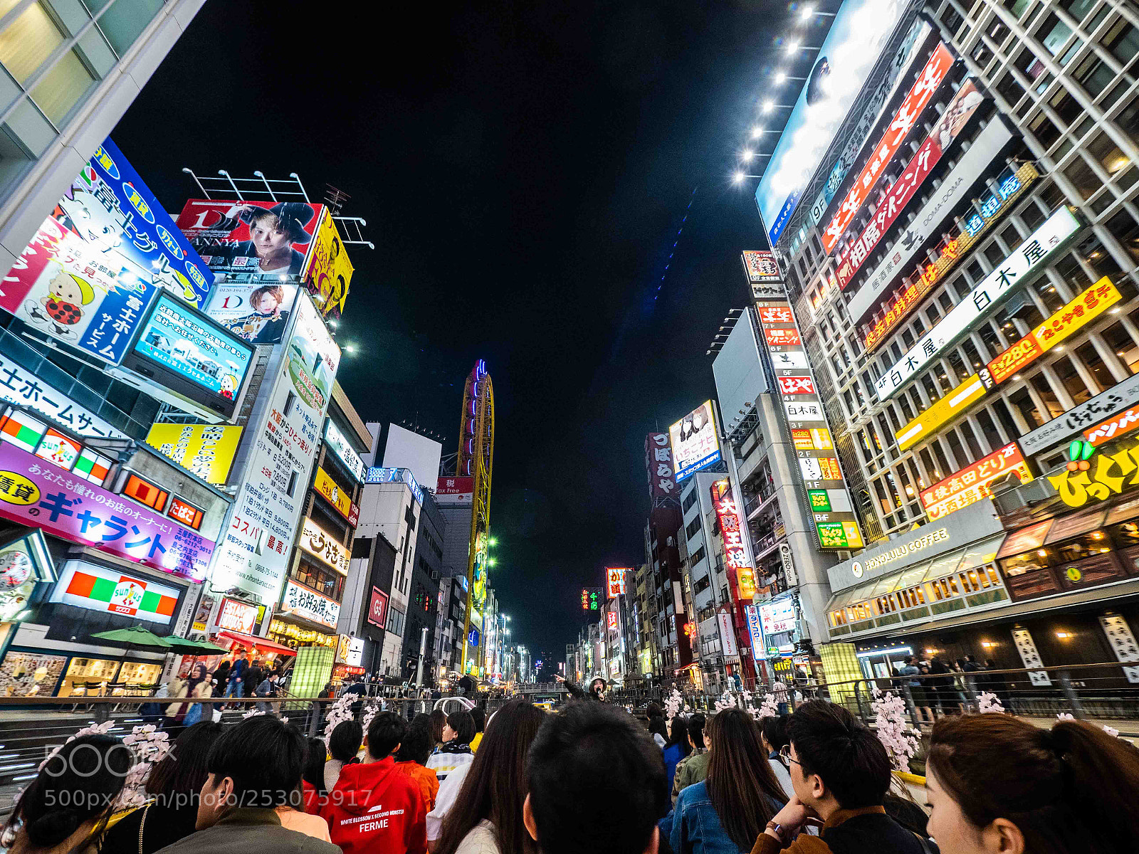 Olympus OM-D E-M1 Mark II sample photo. Dotonbori photography