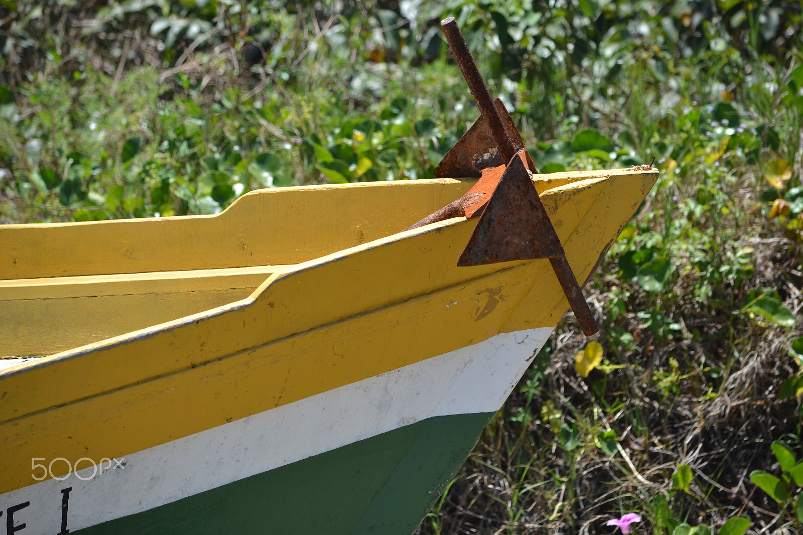 Nikon D3100 sample photo. Boat moored on the beach brazil photography