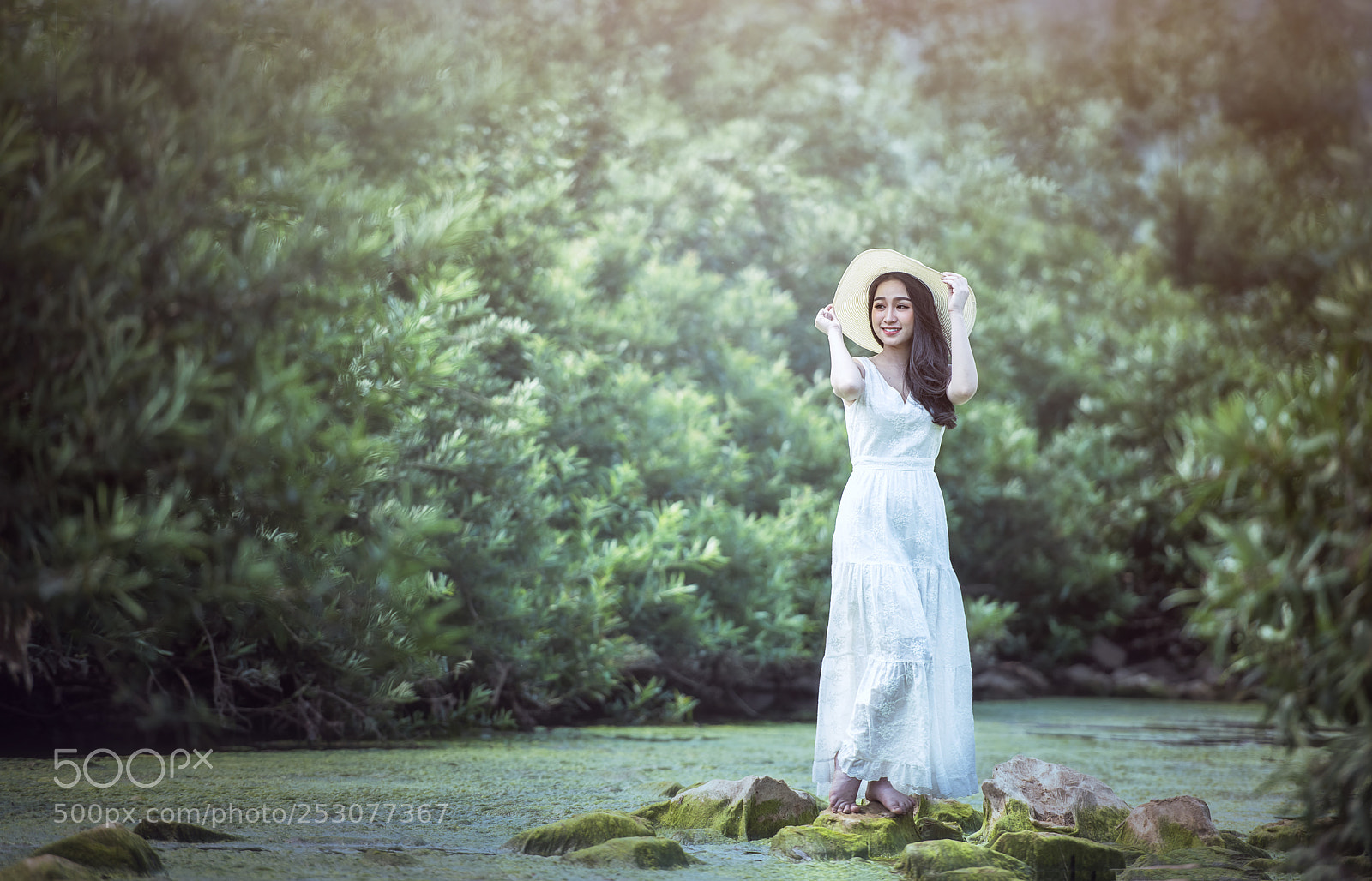 Nikon D810 sample photo. A girl in white photography