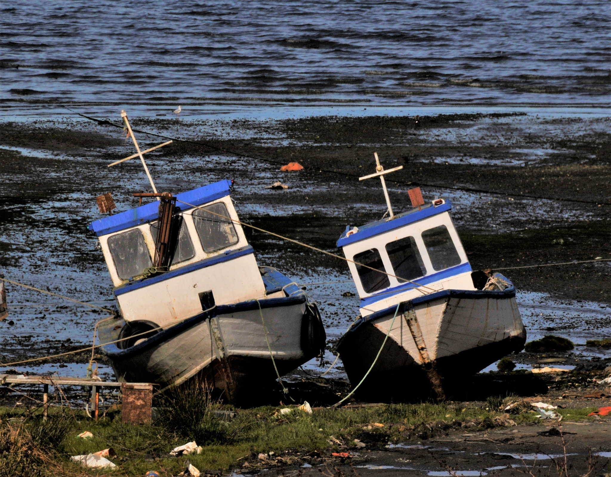 Nikon D300 sample photo. Old fishing boats of southern chile photography