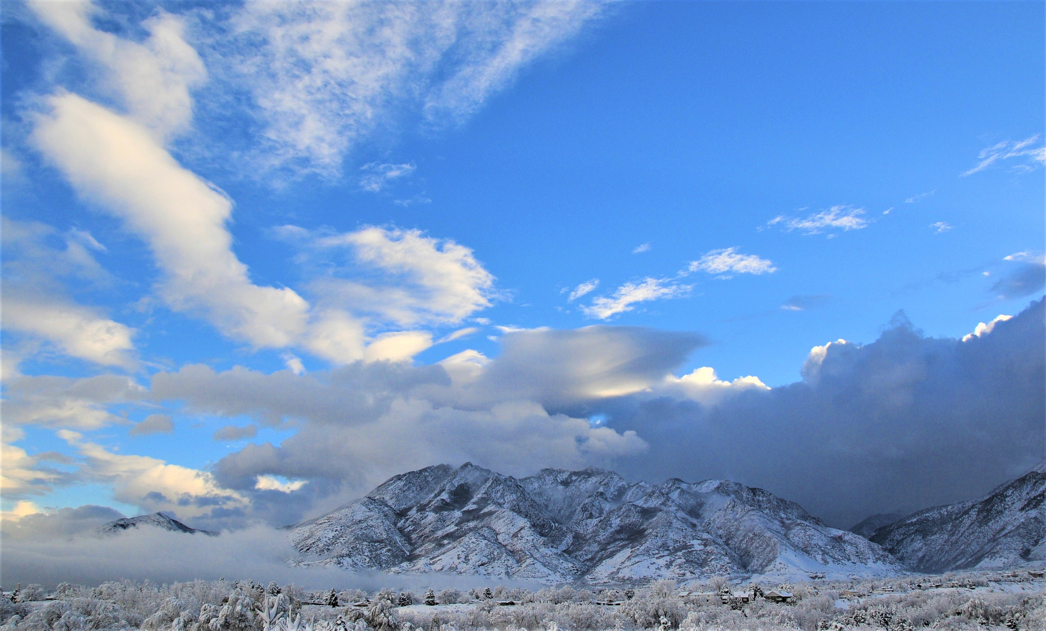 Nikon D300 sample photo. Sky and mountains - utah photography