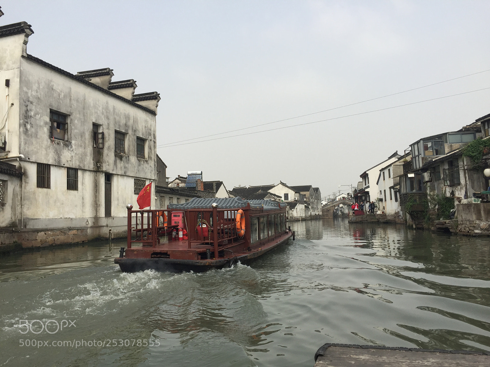 Apple iPhone 6 sample photo. A ship on suzhou photography