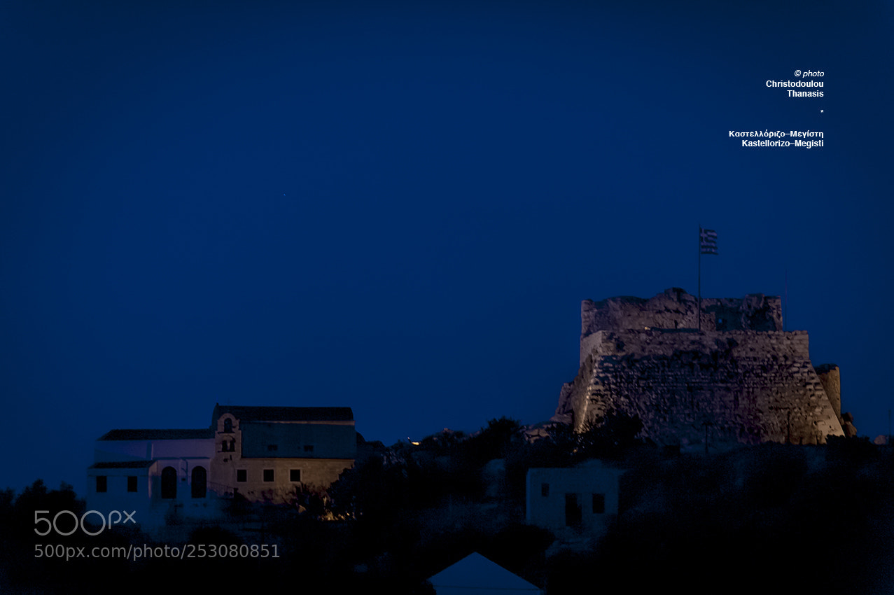 Nikon D700 sample photo. Megisti-kastellorizo castle photography
