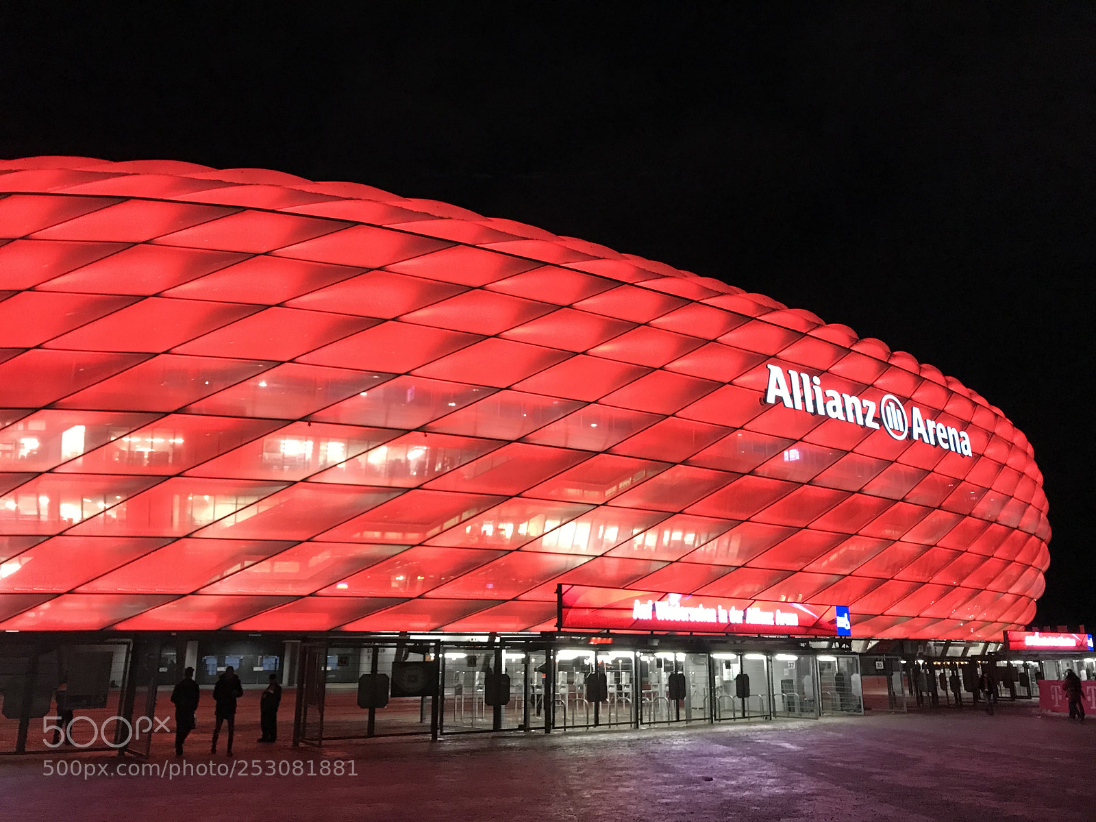 Apple iPhone 7 sample photo. Munich allianz arena photography