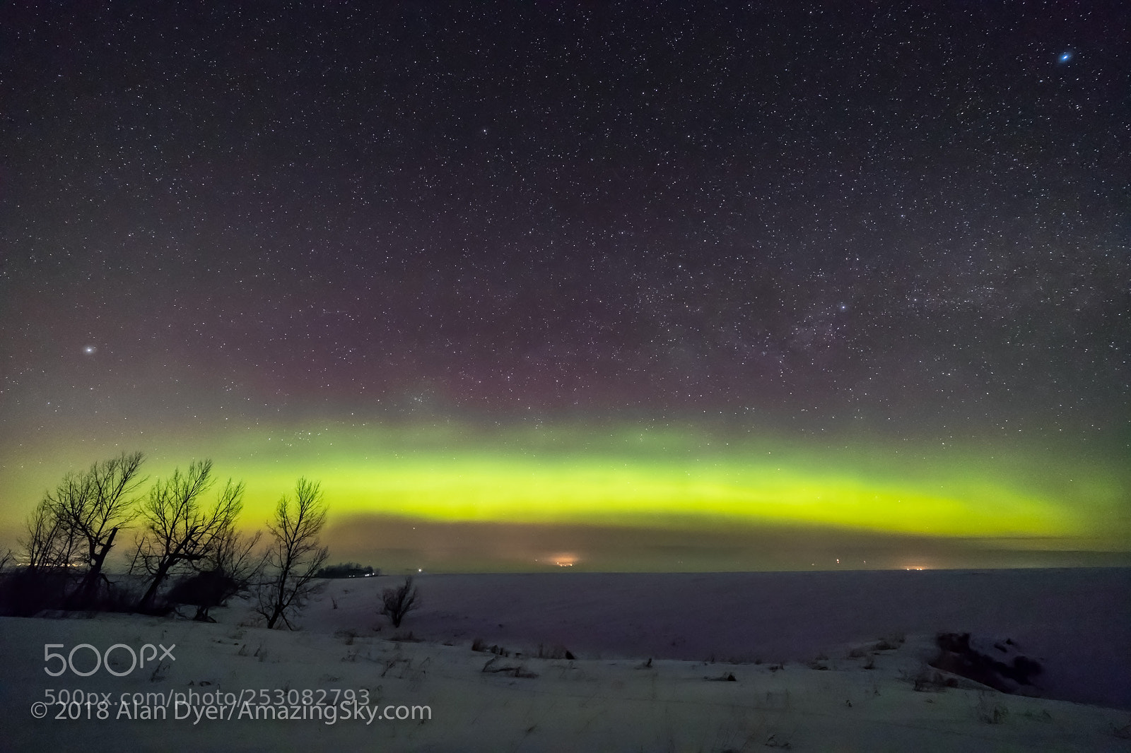Canon EOS 6D Mark II sample photo. Auroral arc to the photography