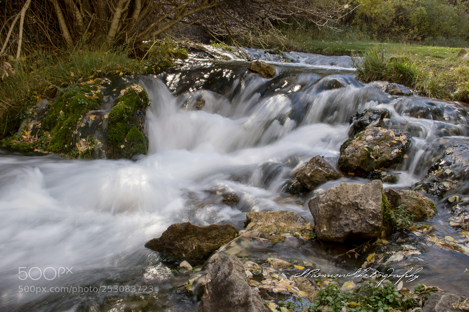 Canon EOS 60D sample photo. Small creek waterfall photography