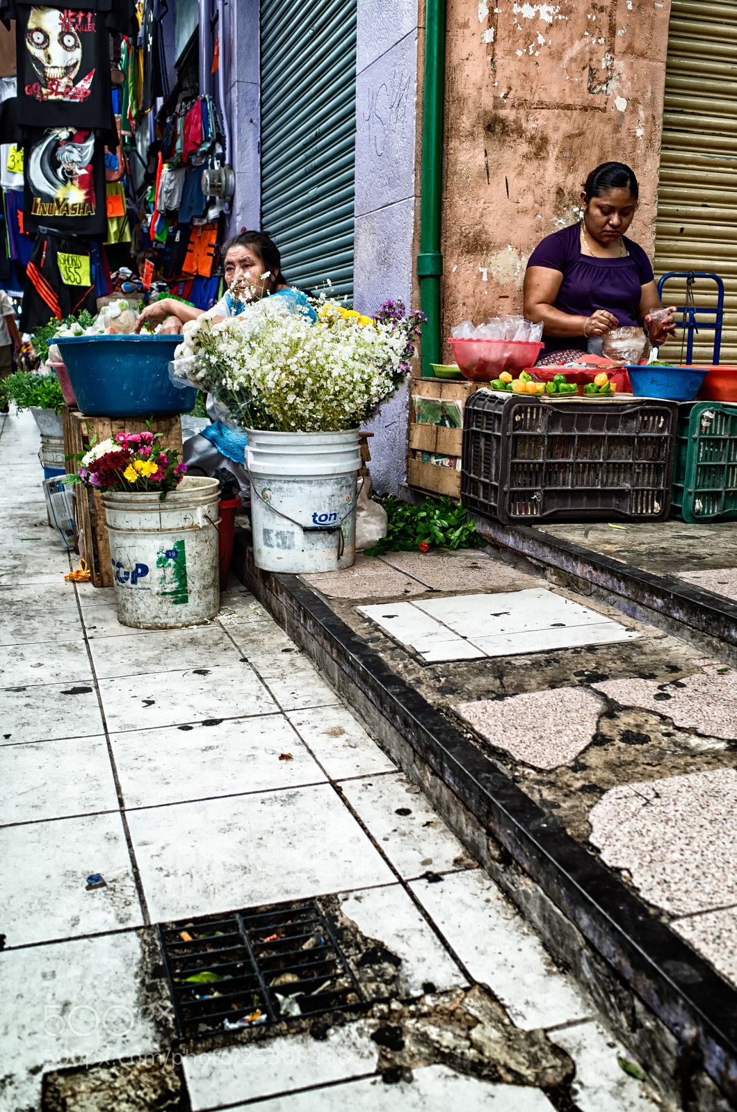 Ricoh GR sample photo. In the market (color) photography