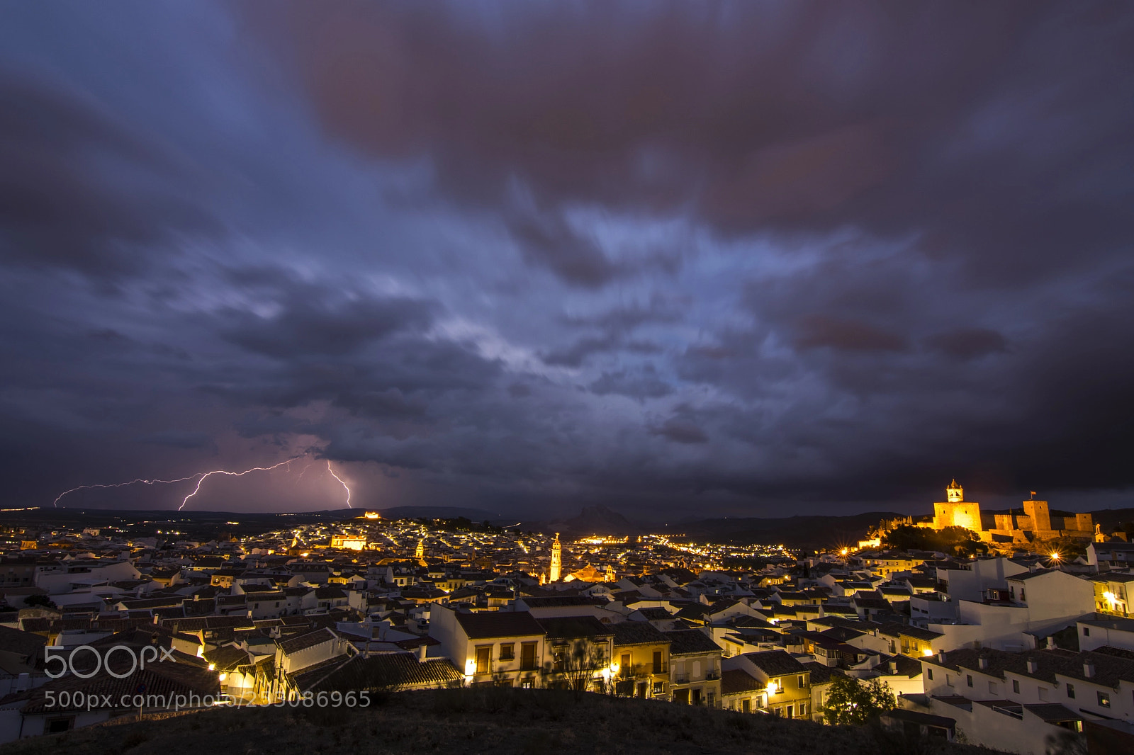 Nikon D500 sample photo. Antequera bajo la tormenta photography