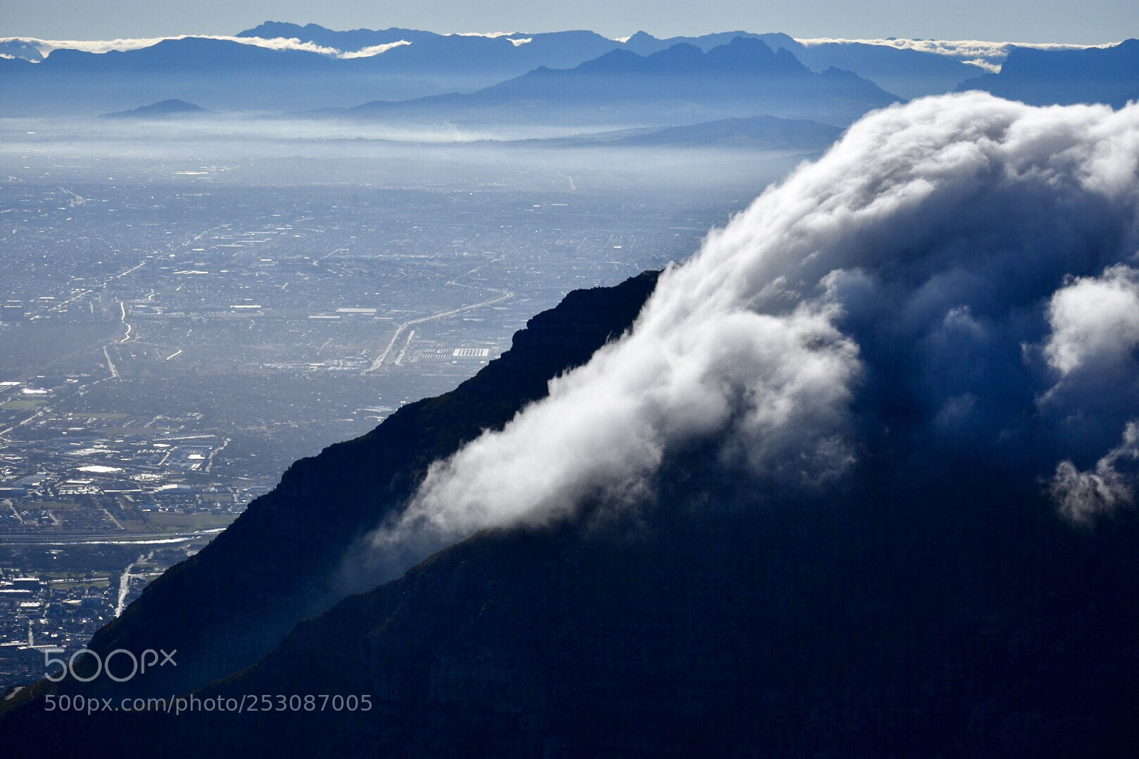 Nikon D7200 sample photo. Clouds over table mountain photography