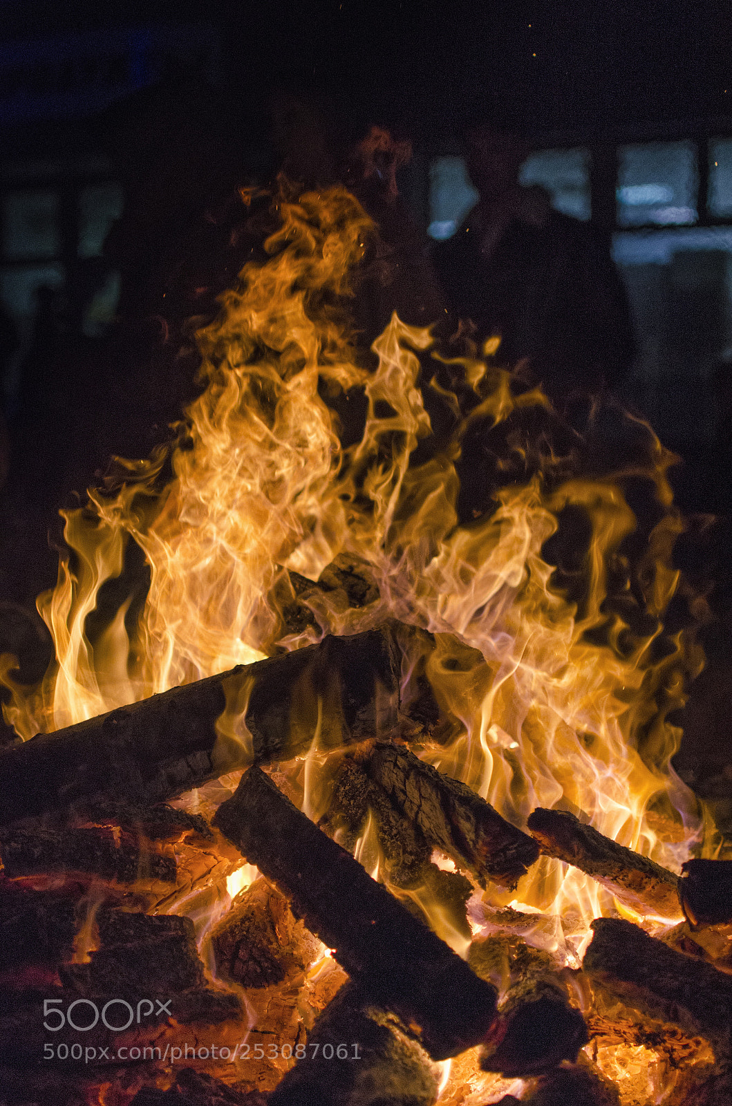 Nikon D5100 sample photo. Fire photography