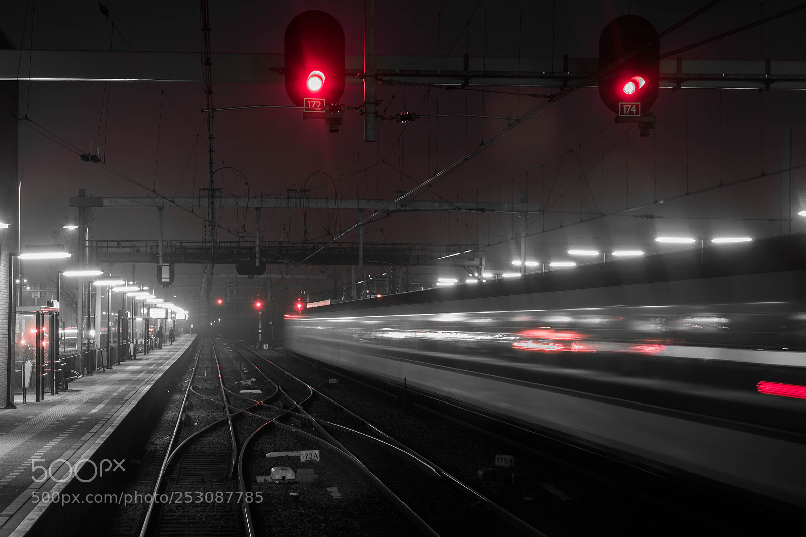 Nikon D3100 sample photo. The slow train is photography