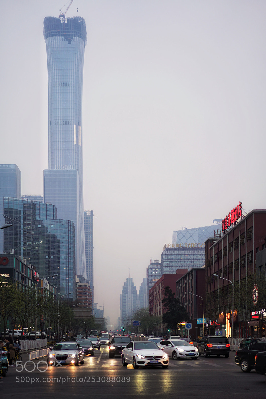 Sony a7R III sample photo. Beijing cbd photography