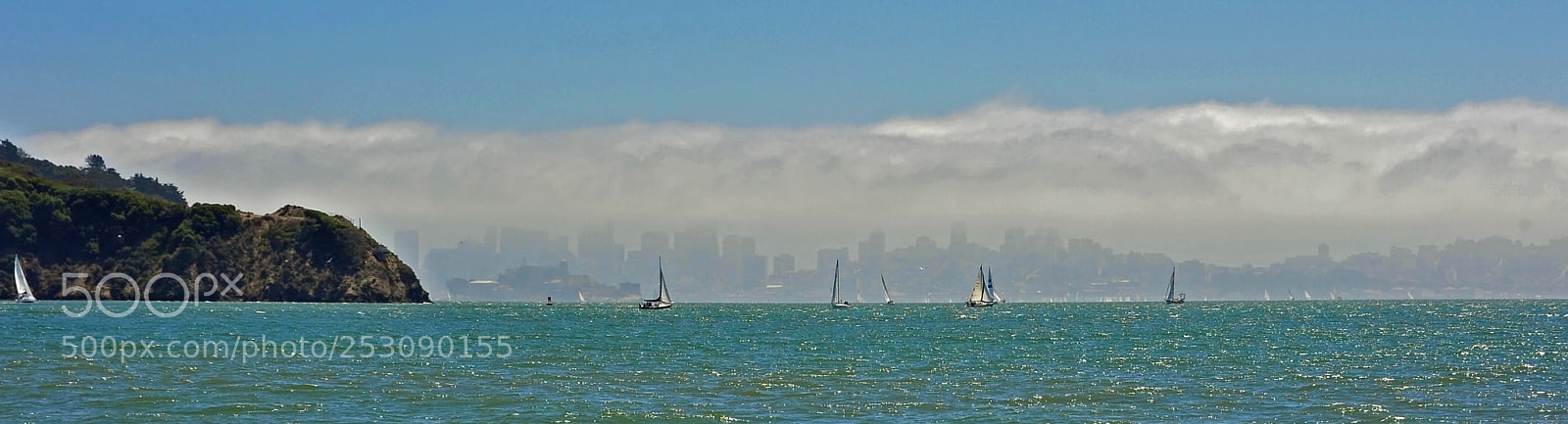 Nikon D700 sample photo. Sea sails fog and photography