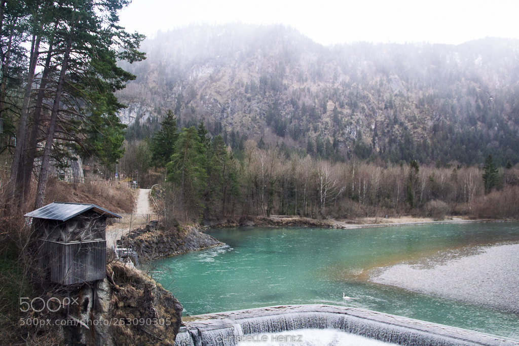 Canon EOS 60D sample photo. Waterfall & river in germany photography