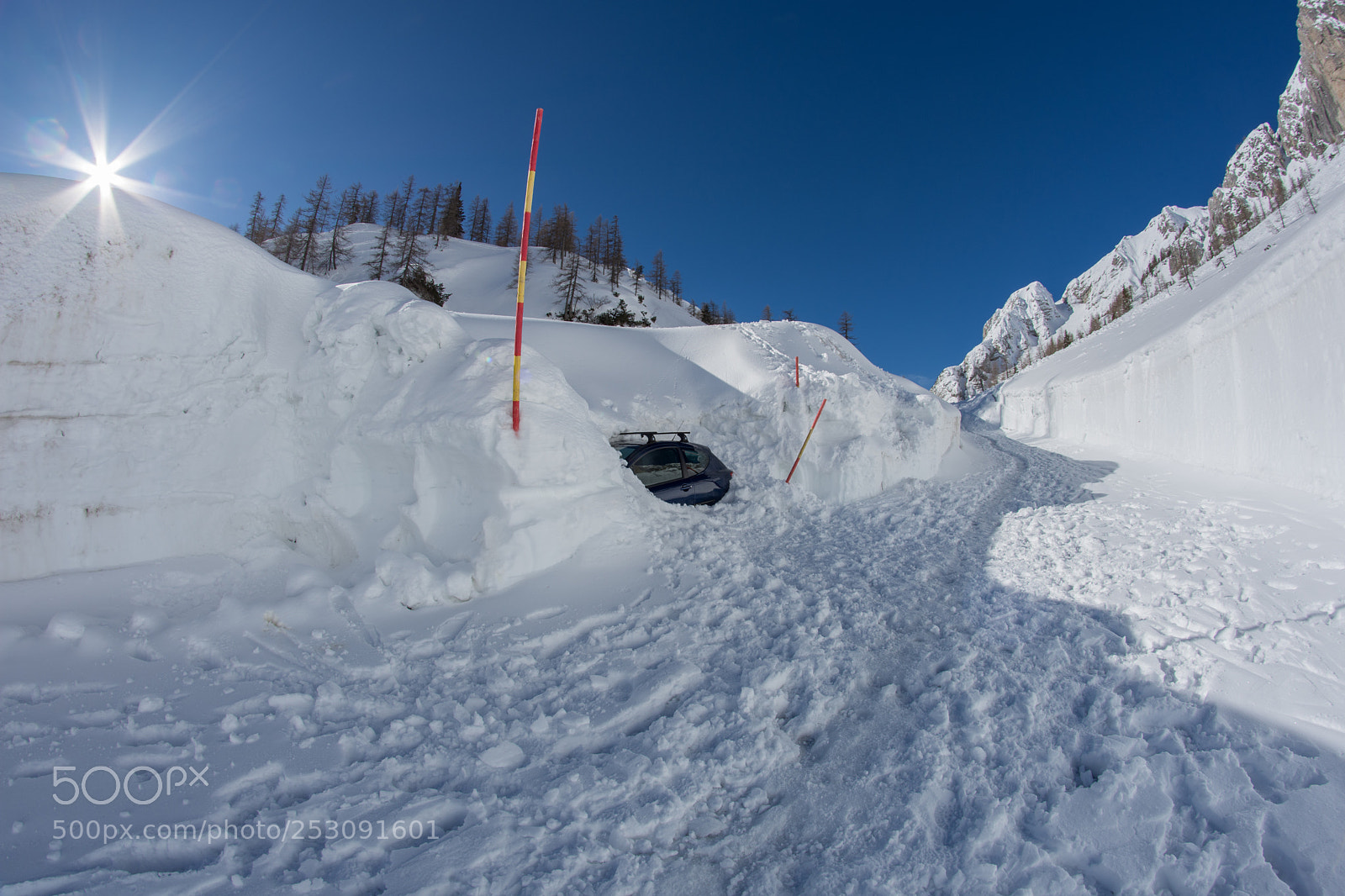 Nikon D7200 sample photo. Packed with snow photography