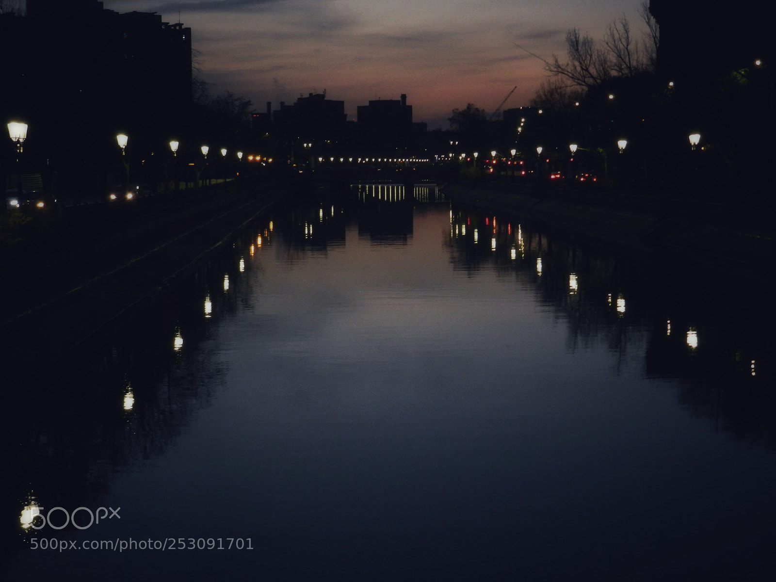 Nikon Coolpix P500 sample photo. Twilight on the bridge. photography