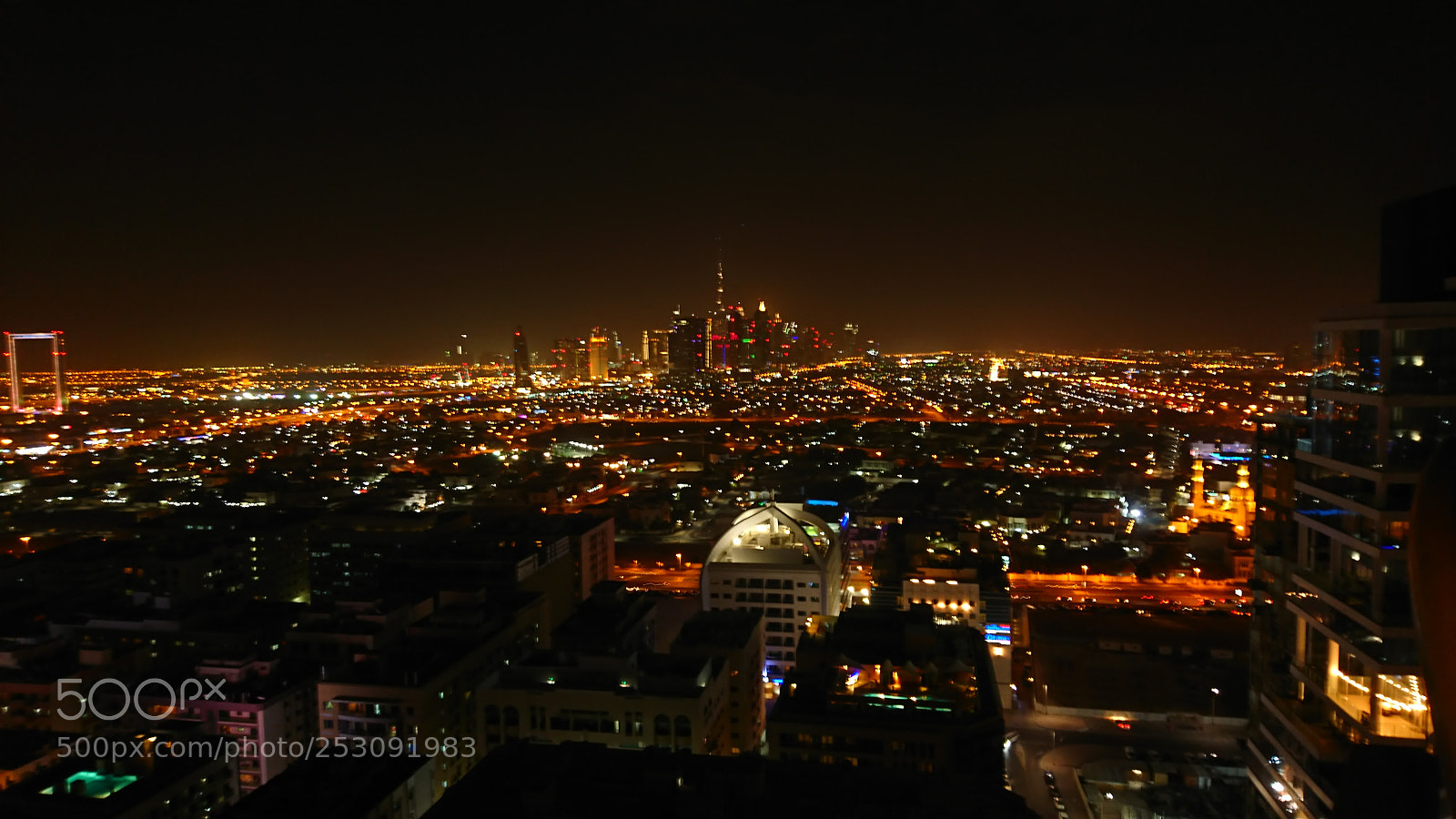 Sony Xperia XZ sample photo. Dubai night photography
