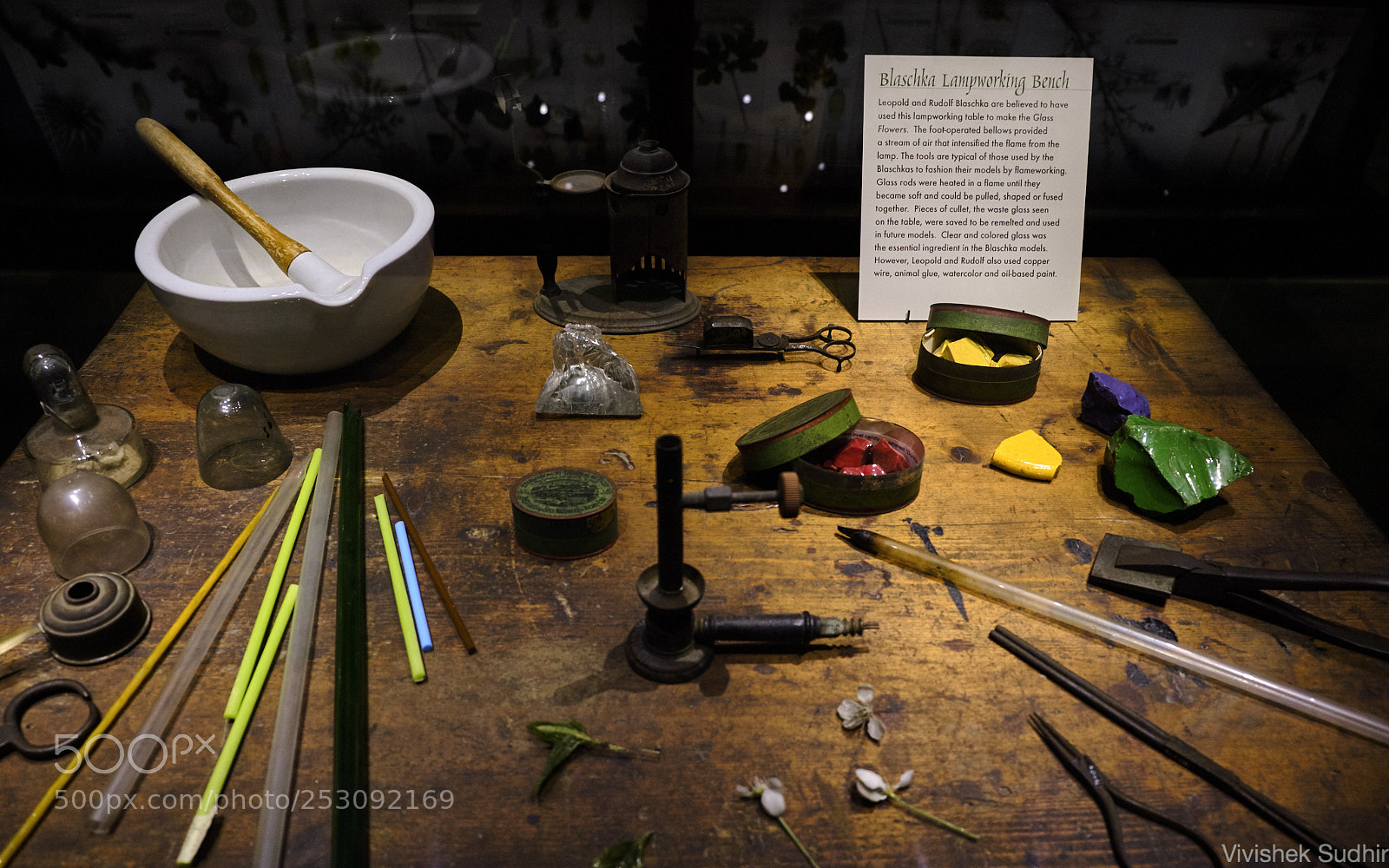 Fujifilm X-T2 sample photo. Glassblower's desk photography