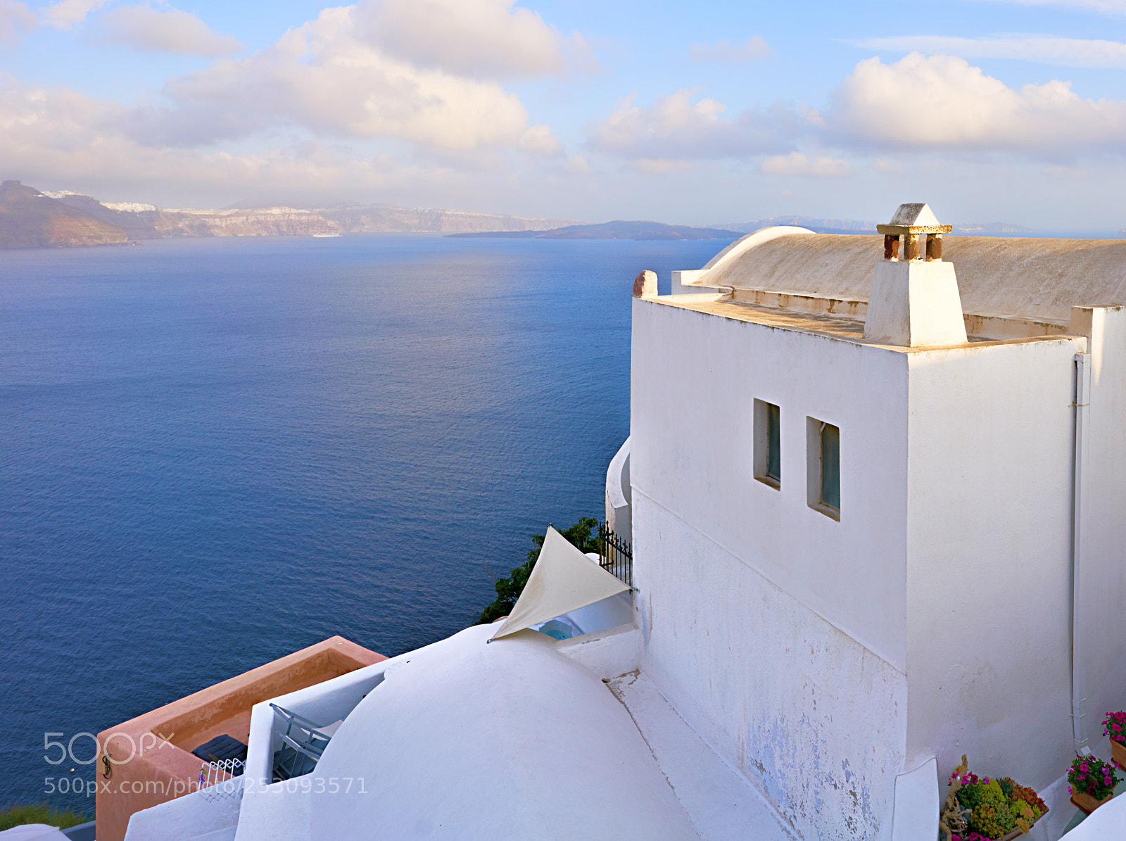 Sony a7R II sample photo. Caldera view at santorini photography