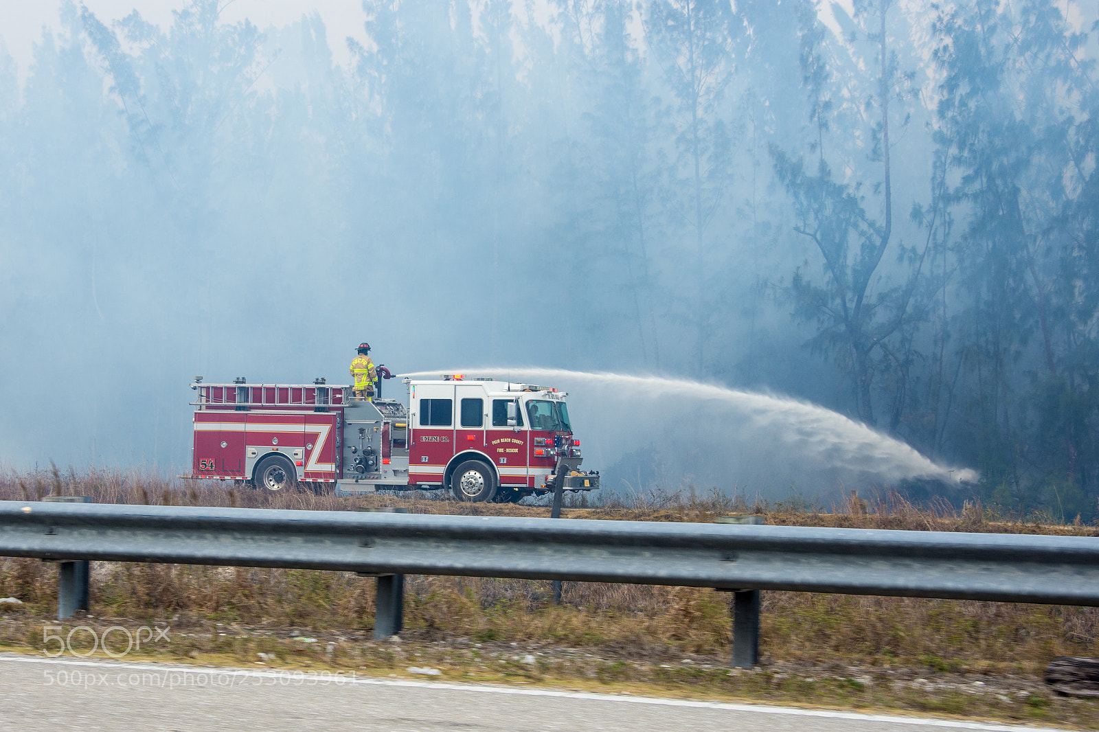Nikon D7200 sample photo. Firefighter in action photography