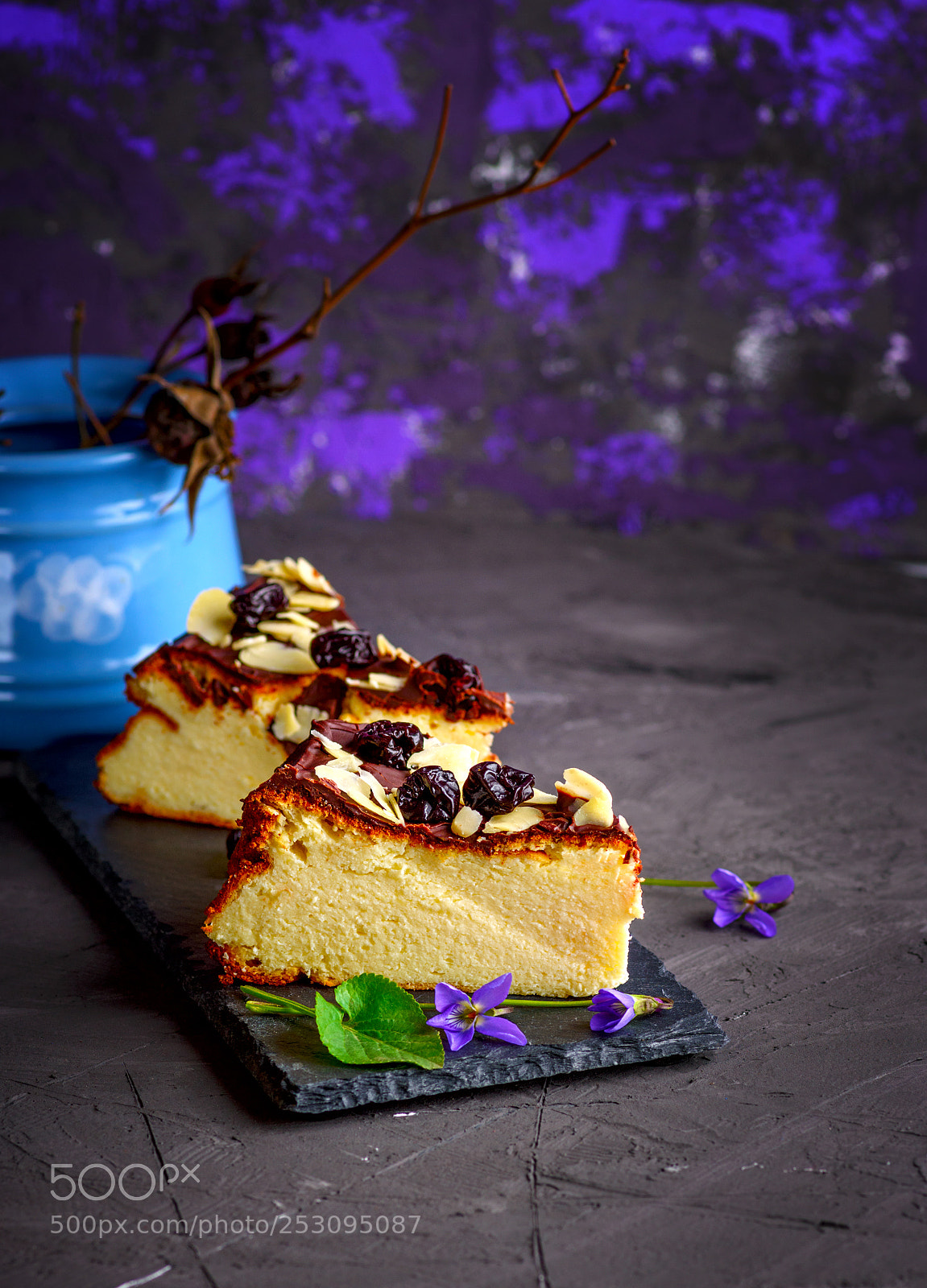 Nikon D810 sample photo. Two pieces of cheesecake photography