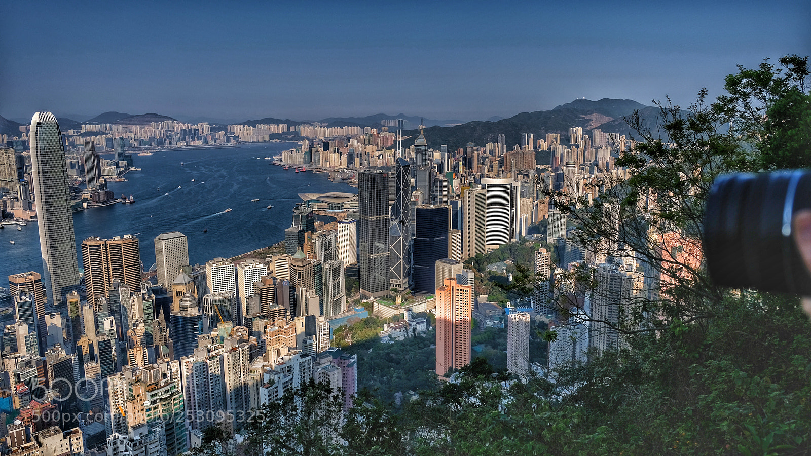 Fujifilm X-T20 sample photo. Hong kong's skyline photography