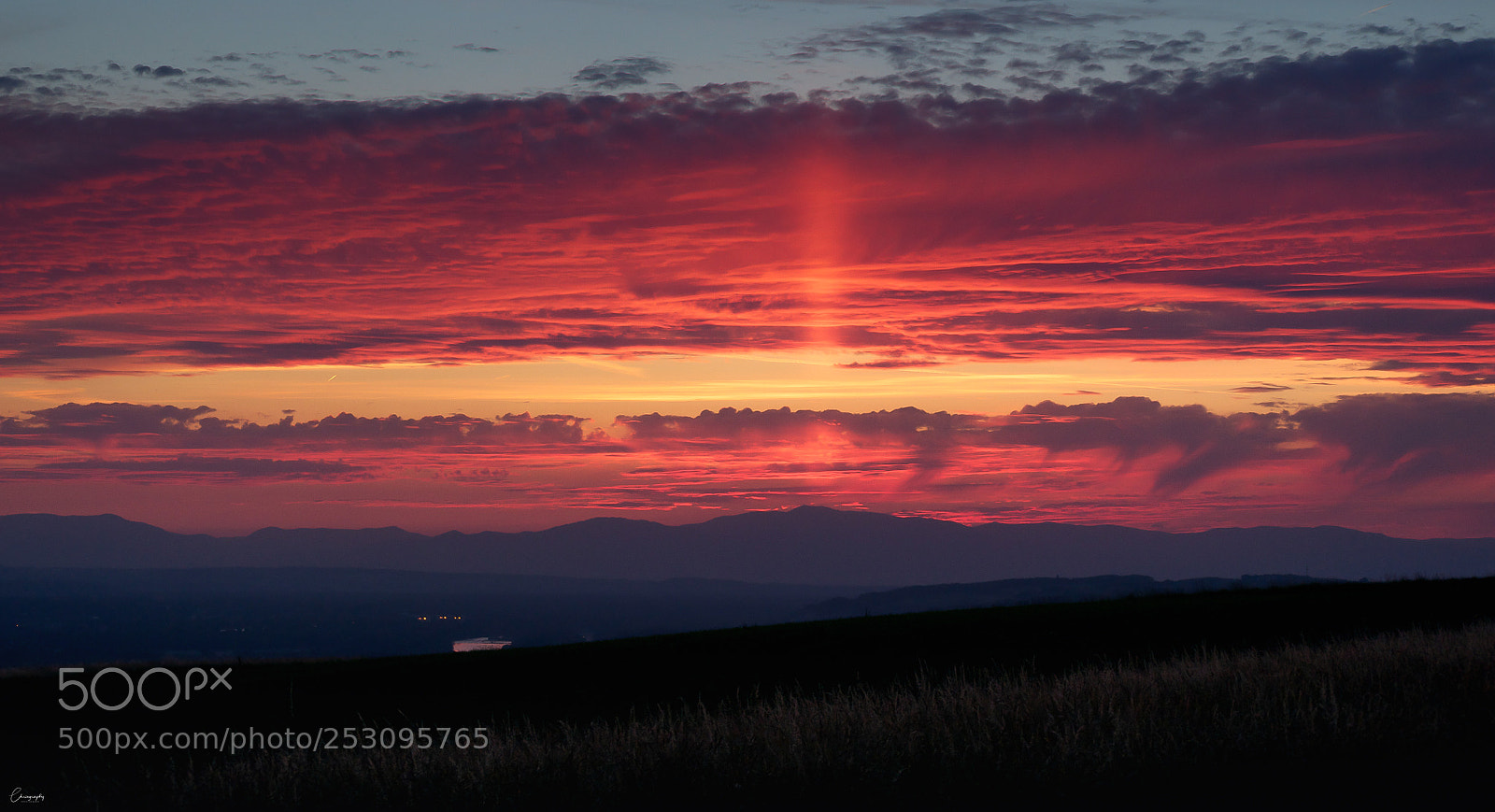 Nikon D5000 sample photo. Red sky photography