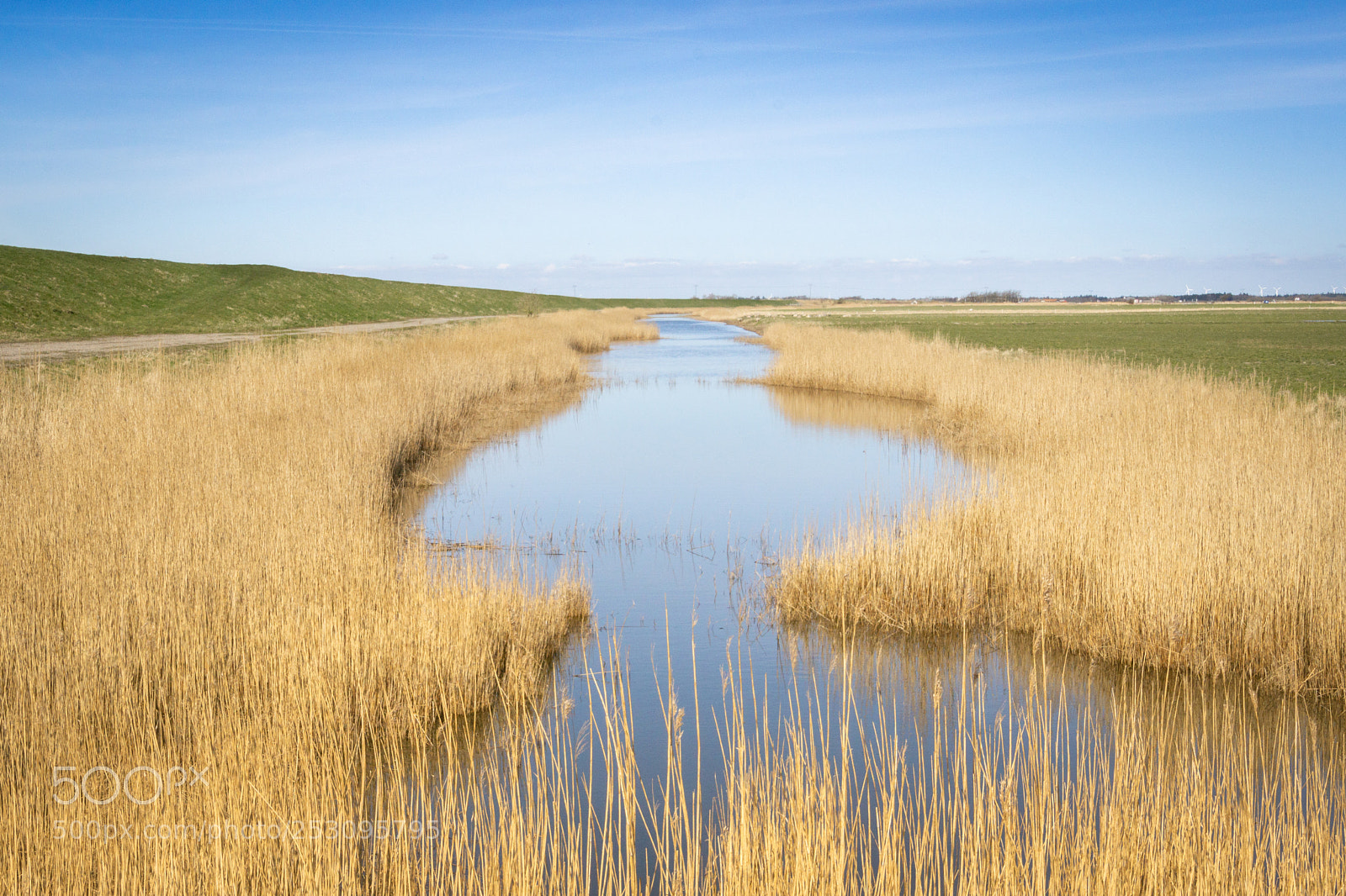 Sony a6000 sample photo. Wadden sea canal photography
