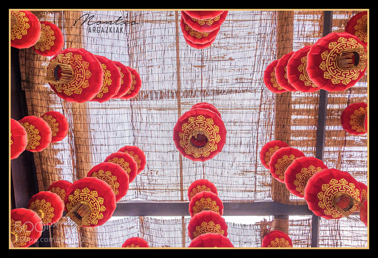 Nikon D700 sample photo. Red lamps - china photography