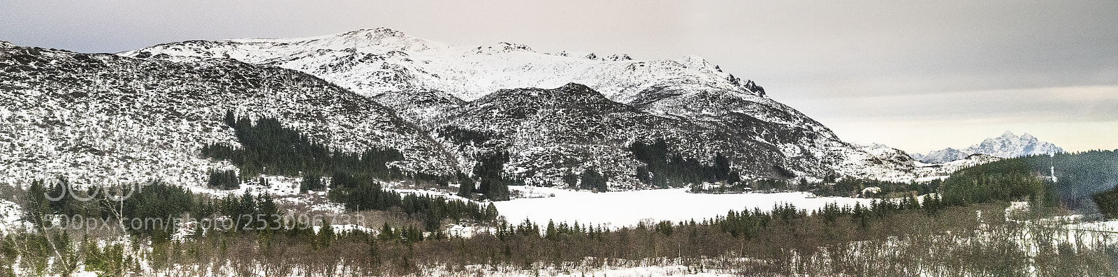 Sony a7R III sample photo. Snowclad mountains photography