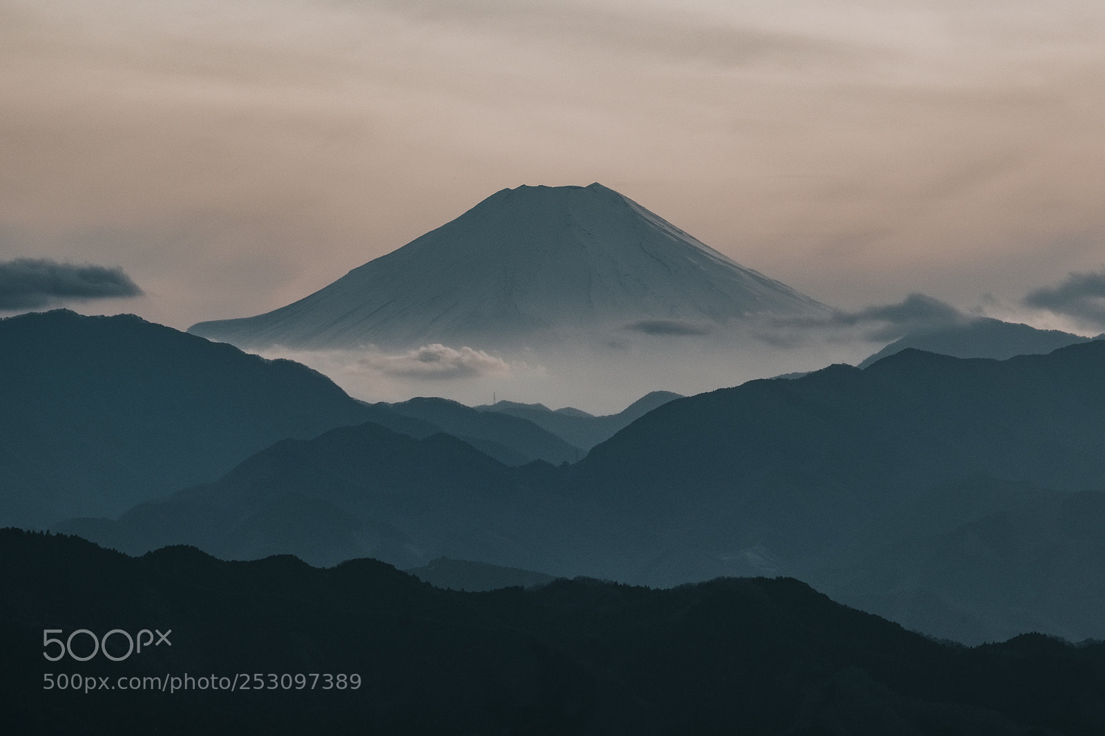Fujifilm X-T2 sample photo. Fuji-san from mt. takao photography