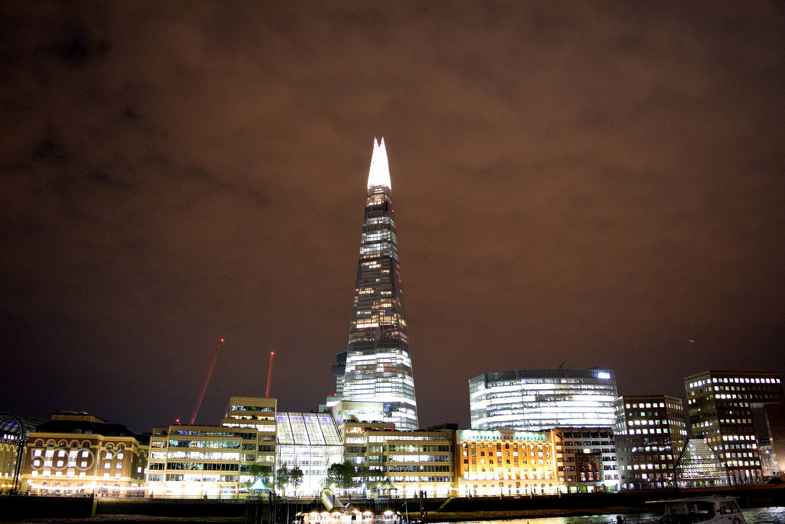 Nikon D3300 sample photo. Shard by night photography