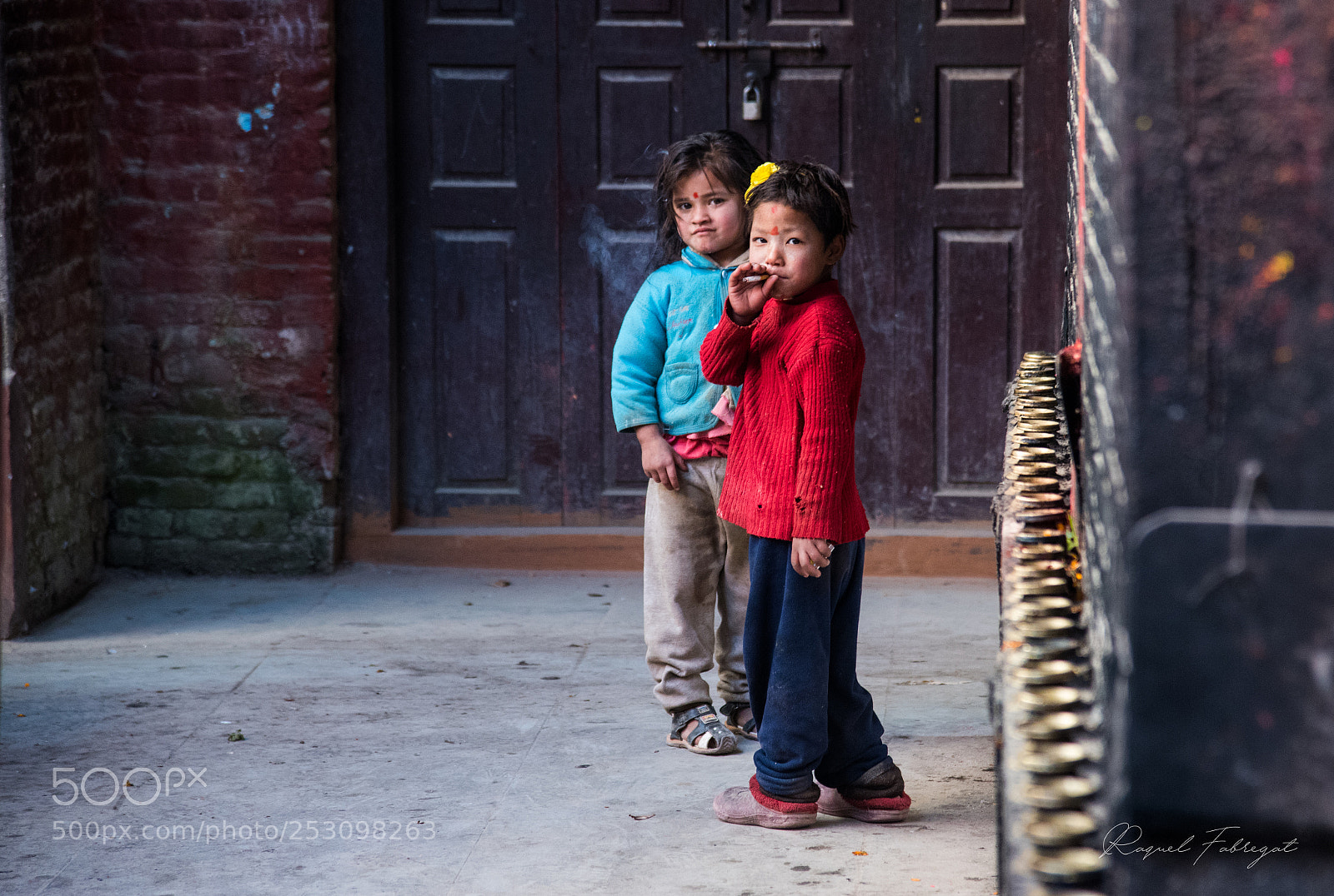 Nikon D750 sample photo. Nepalese kids photography