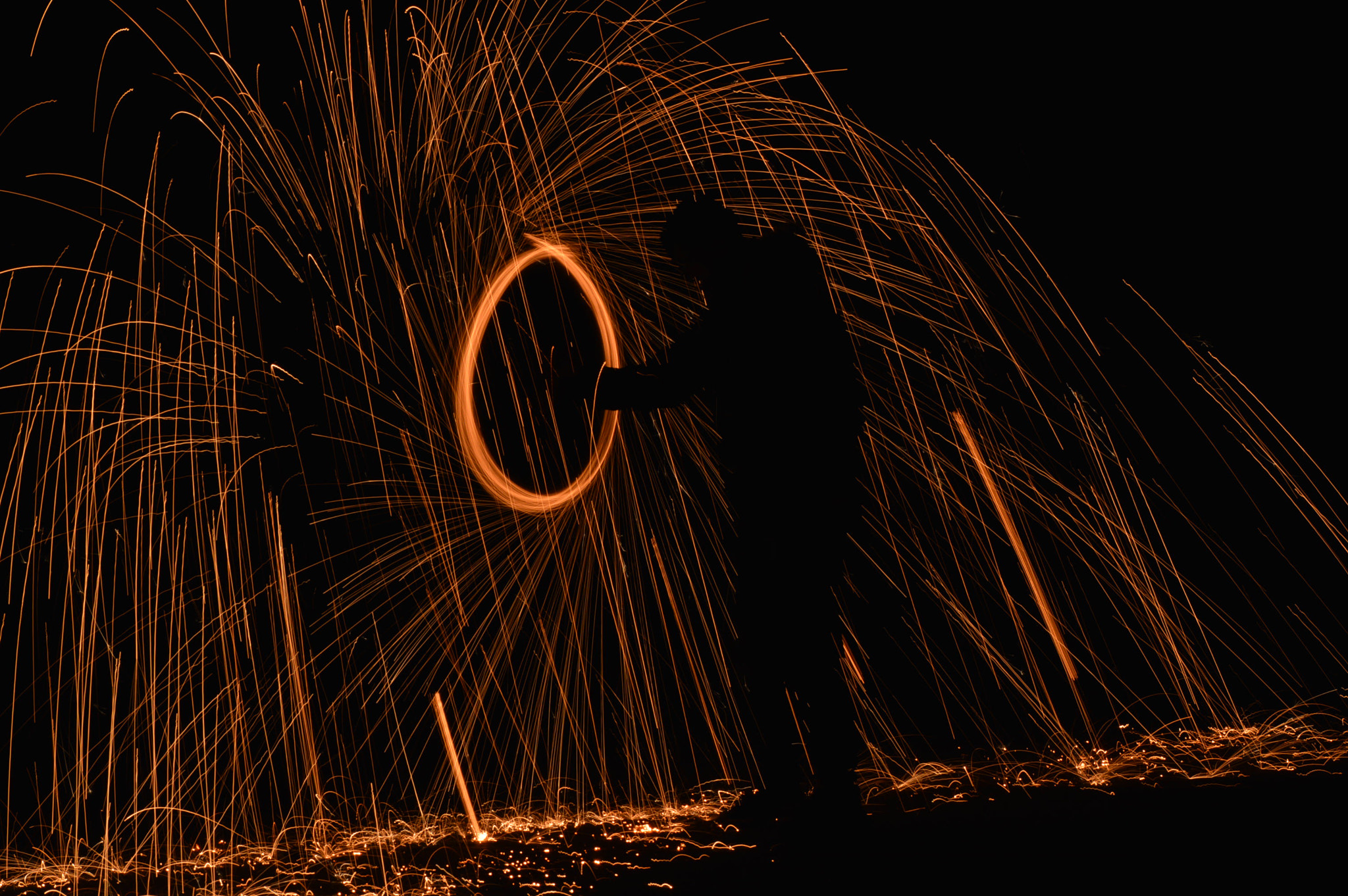 Nikon D3200 sample photo. Swing that fire photography