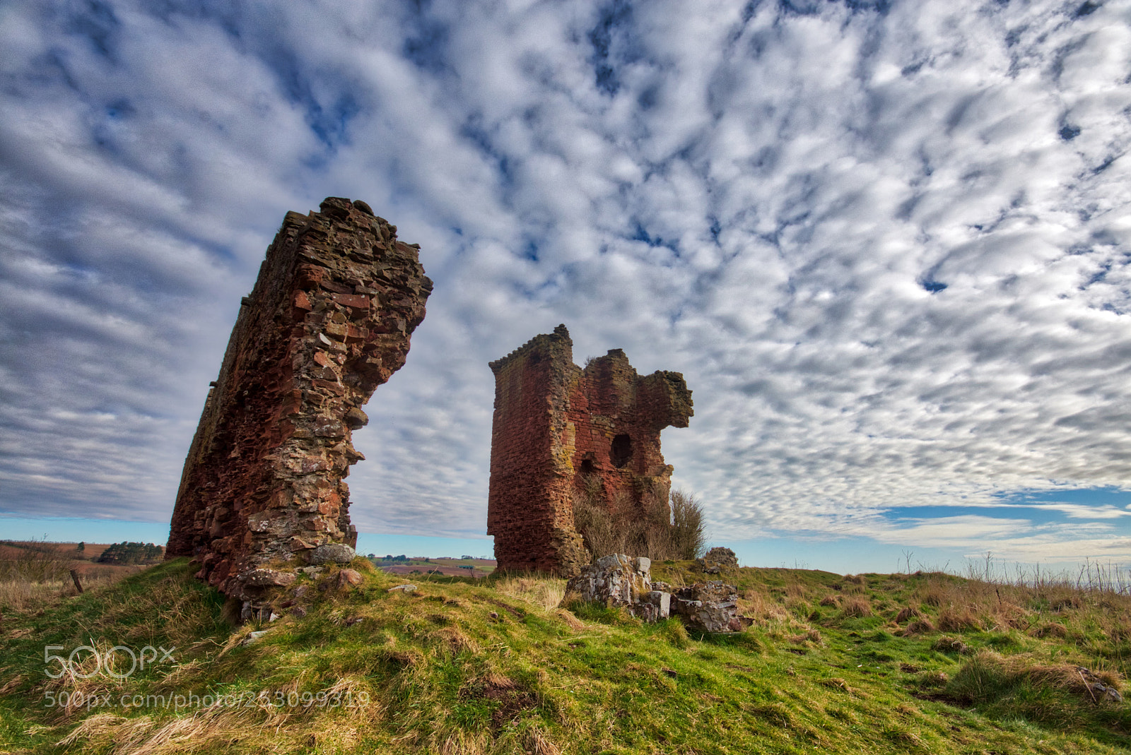 Sony SLT-A77 sample photo. Redcastle ruins photography