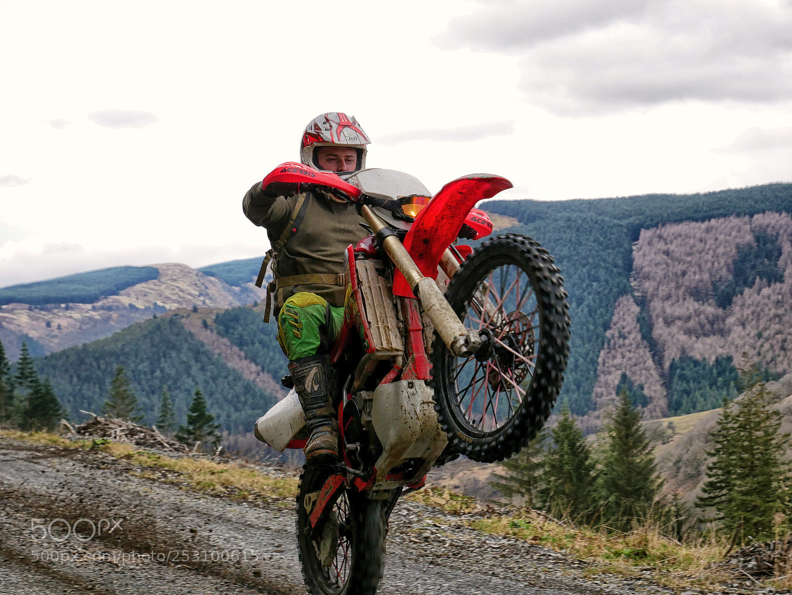 Panasonic Lumix DMC-G85 (Lumix DMC-G80) sample photo. Endurotommy wheelie wednesday photography