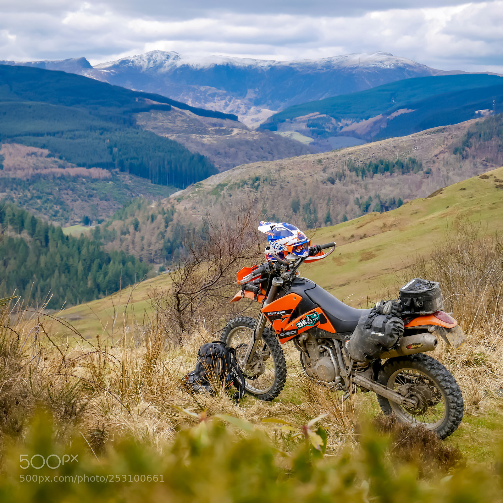 Panasonic Lumix DMC-G85 (Lumix DMC-G80) sample photo. Ktm 640 in wales1 photography