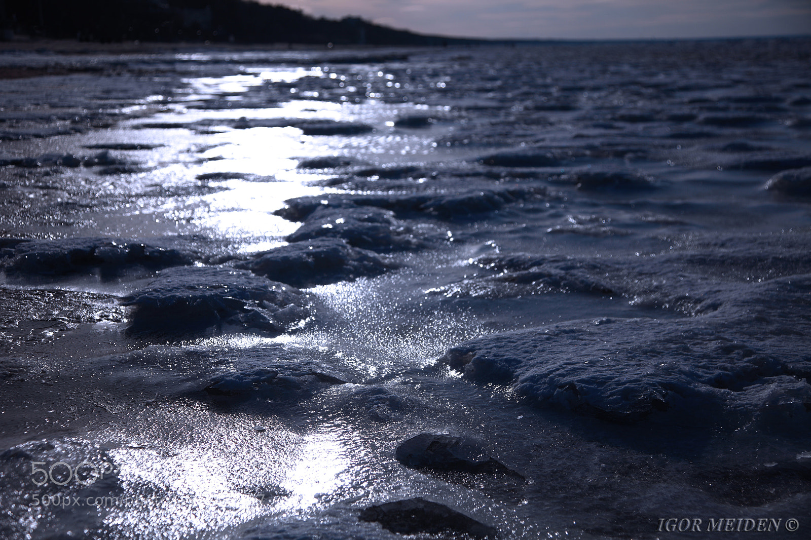 Canon EOS 5D Mark II sample photo. Icebergs of the baltic photography