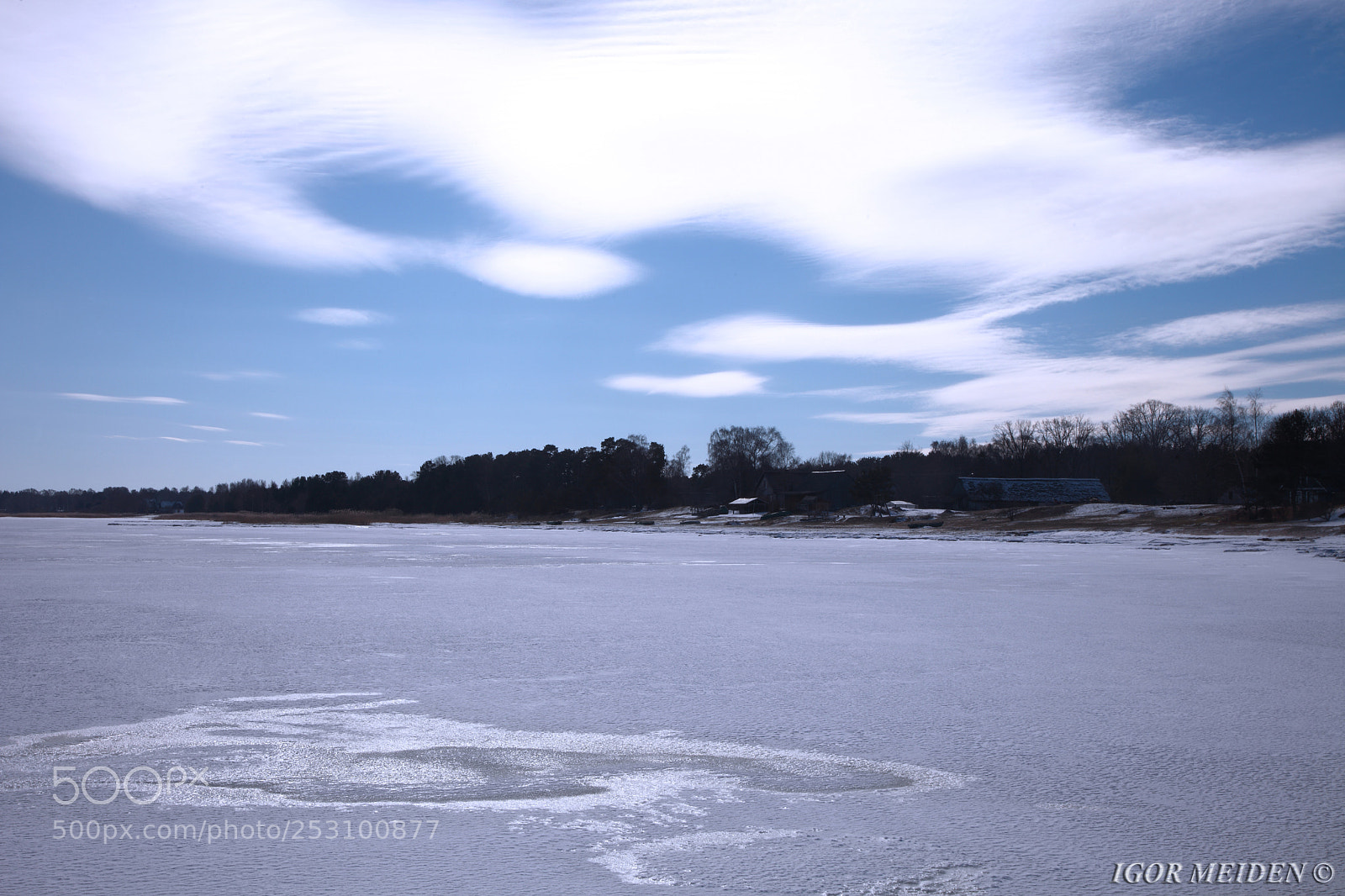 Canon EOS 5D Mark II sample photo. Icebergs of the baltic photography