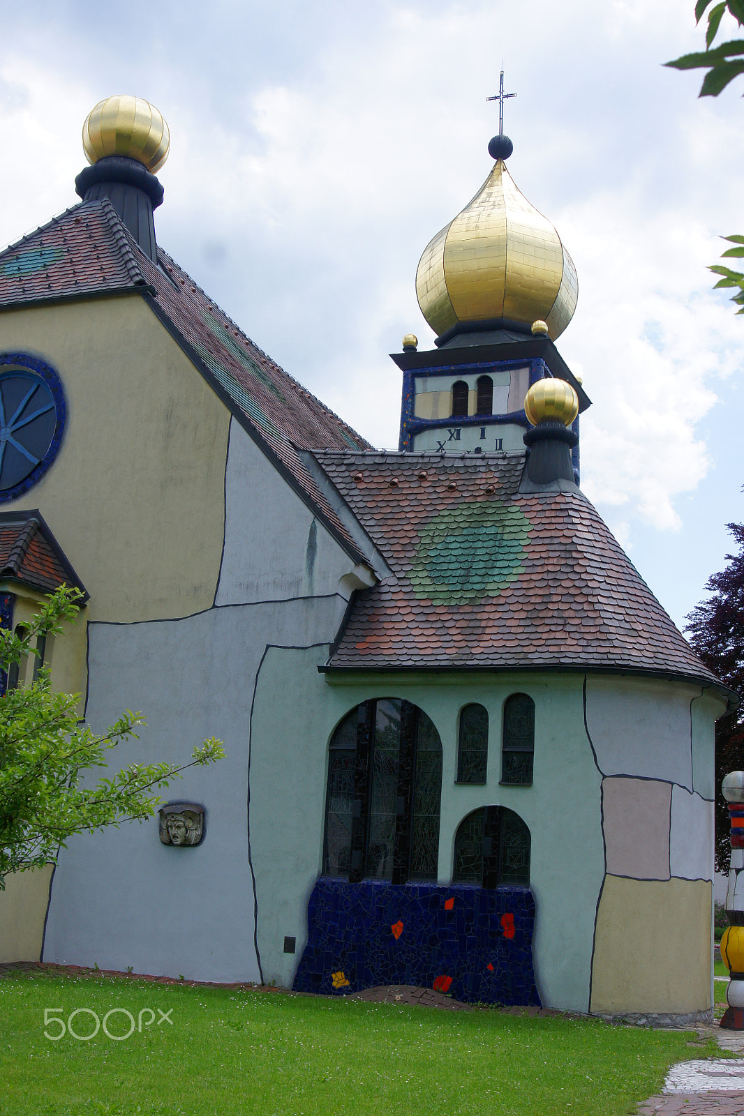 Sony Alpha DSLR-A500 sample photo. 10 hundertwasserkirche bärnbach photography