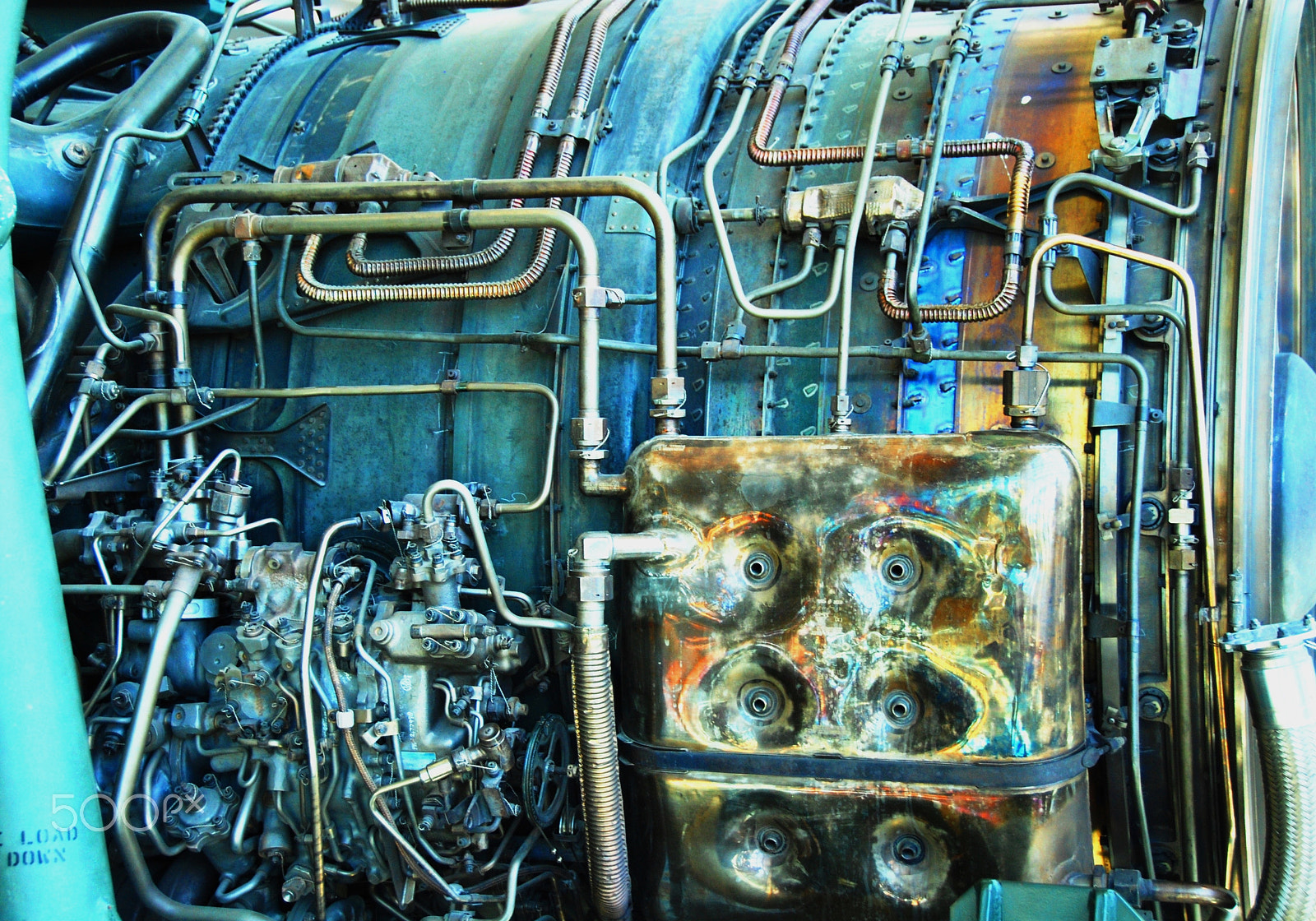 Nikon D80 sample photo. Sr-71 jet engine photography